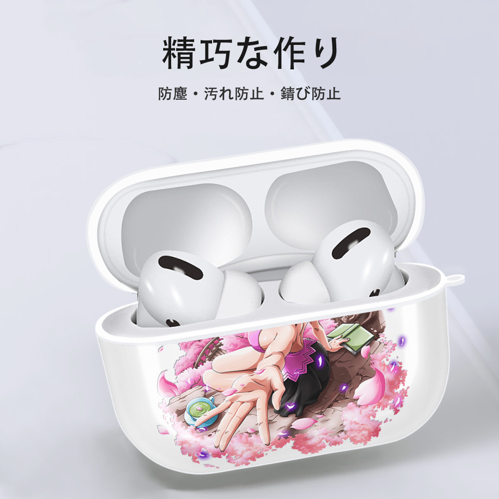 ワンピース ニコ・ロビン ONE PIECE Nico Robin 【AirPods Pro用】ハードシェル保護ケース 耐衝撃・防指紋・カラビナ付き商品仕様