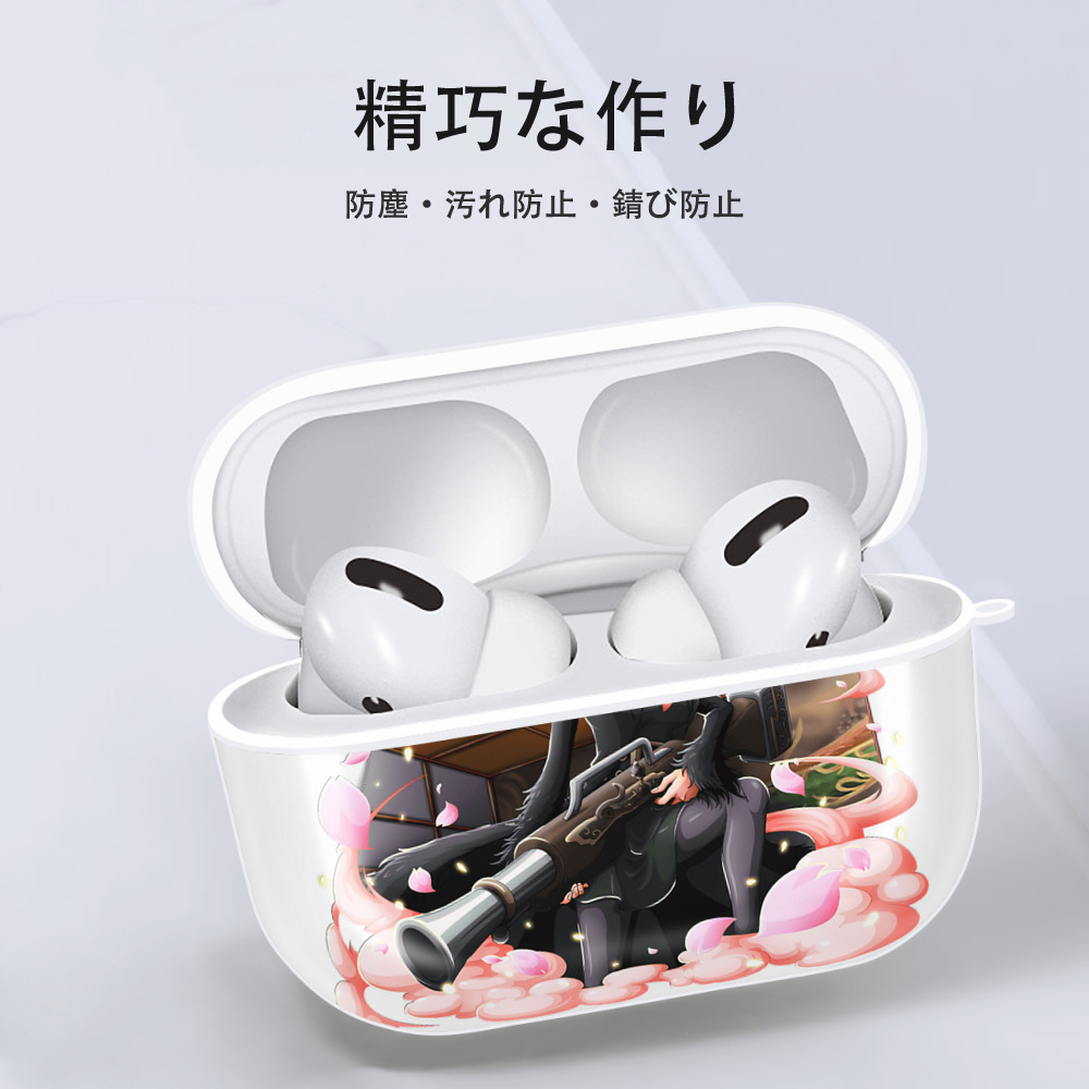 ワンピース ニコ・ロビン ONE PIECE Nico Robin 【AirPods Pro用】ハードシェル保護ケース 耐衝撃・防指紋・カラビナ付き商品仕様