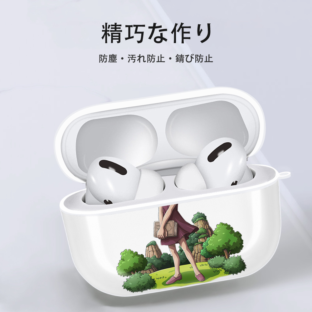 ワンピース ニコ・ロビン ONE PIECE Nico Robin 【AirPods Pro用】ハードシェル保護ケース 耐衝撃・防指紋・カラビナ付き商品仕様