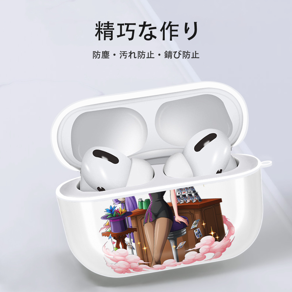 ワンピース ニコ・ロビン ONE PIECE Nico Robin 【AirPods Pro用】ハードシェル保護ケース 耐衝撃・防指紋・カラビナ付き商品仕様