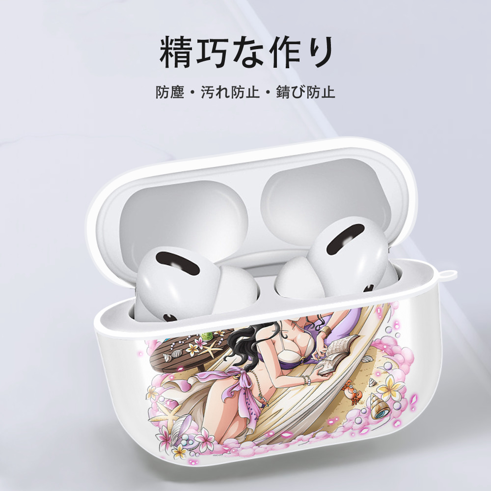 ワンピース ニコ・ロビン ONE PIECE Nico Robin 【AirPods Pro用】ハードシェル保護ケース 耐衝撃・防指紋・カラビナ付き商品仕様