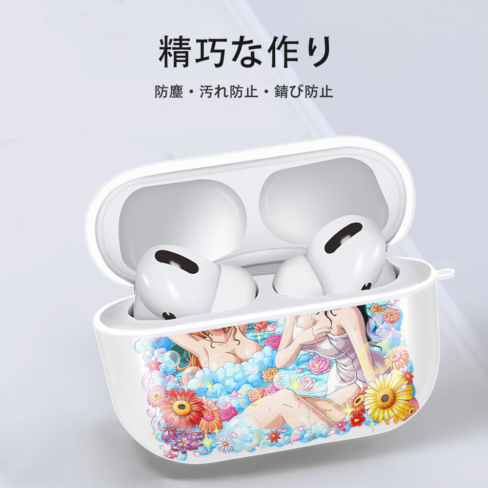ワンピース ニコ・ロビン ONE PIECE Nico Robin 【AirPods Pro用】ハードシェル保護ケース 耐衝撃・防指紋・カラビナ付き商品仕様