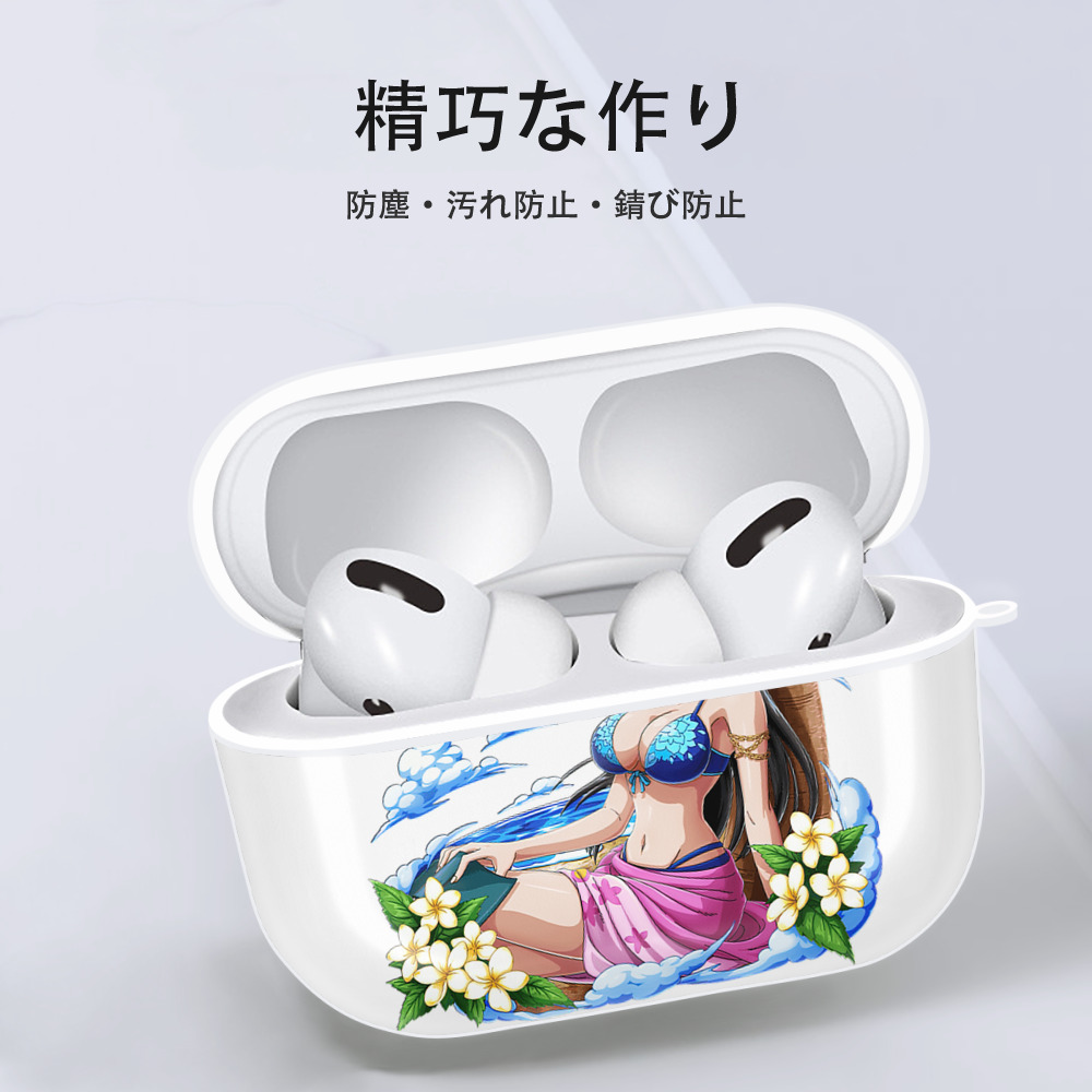 ワンピース ニコ・ロビン ONE PIECE Nico Robin 【AirPods Pro用】ハードシェル保護ケース 耐衝撃・防指紋・カラビナ付き商品仕様