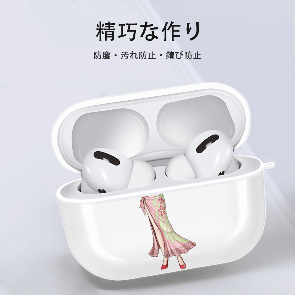 ワンピース ニコ・ロビン ONE PIECE Nico Robin 【AirPods Pro用】ハードシェル保護ケース 耐衝撃・防指紋・カラビナ付き商品仕様