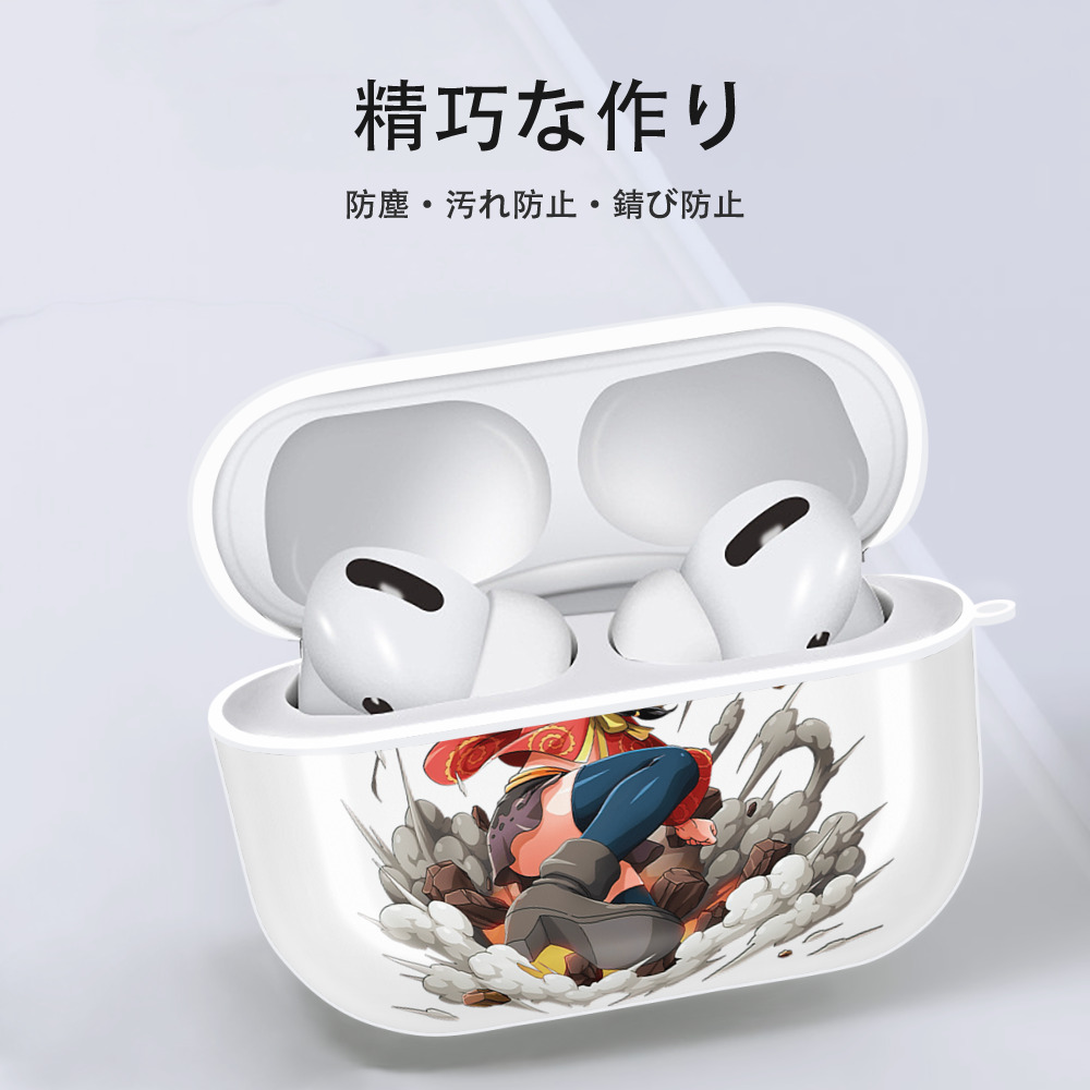 ワンピース ボア・ハンコック ONE PIECE Boa·Hancock 【AirPods Pro用】ハードシェル保護ケース 耐衝撃・防指紋・カラビナ付き商品仕様