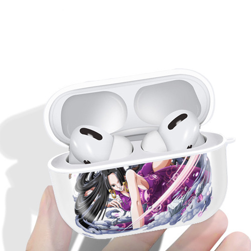 ワンピース ボア・ハンコック ONE PIECE Boa·Hancock 【AirPods Pro用】ハードシェル保護ケース 耐衝撃・防指紋・カラビナ付き商品仕様
