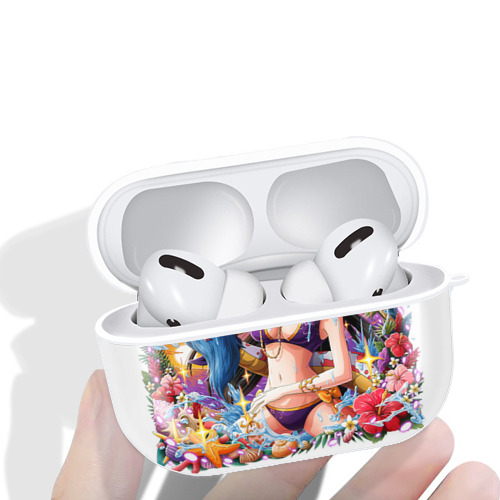 ワンピース ボア・ハンコック ONE PIECE Boa·Hancock 【AirPods Pro用】ハードシェル保護ケース 耐衝撃・防指紋・カラビナ付き商品仕様