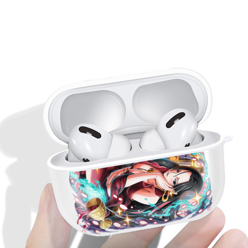 ワンピース ボア・ハンコック ONE PIECE Boa·Hancock 【AirPods Pro用】ハードシェル保護ケース 耐衝撃・防指紋・カラビナ付き商品仕様