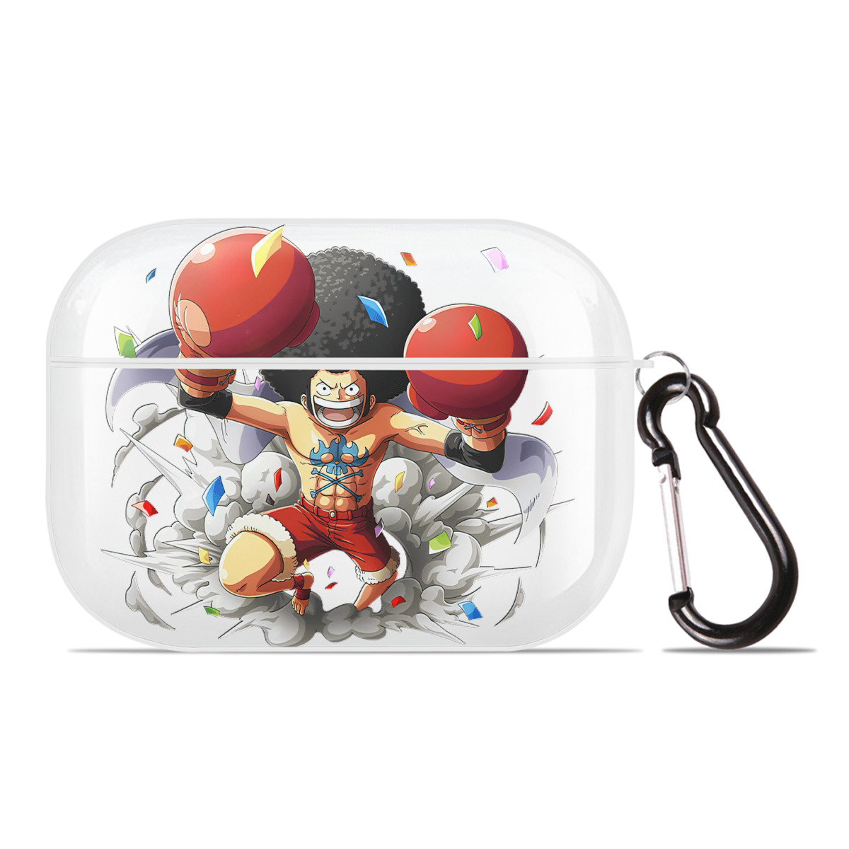 ワンピース モンキー・D・ルフィ ONE PIECE Monkey D. Luffy 【AirPods Pro用】ハードシェル保護ケース 耐衝撃・防指紋・カラビナ付き商品仕様