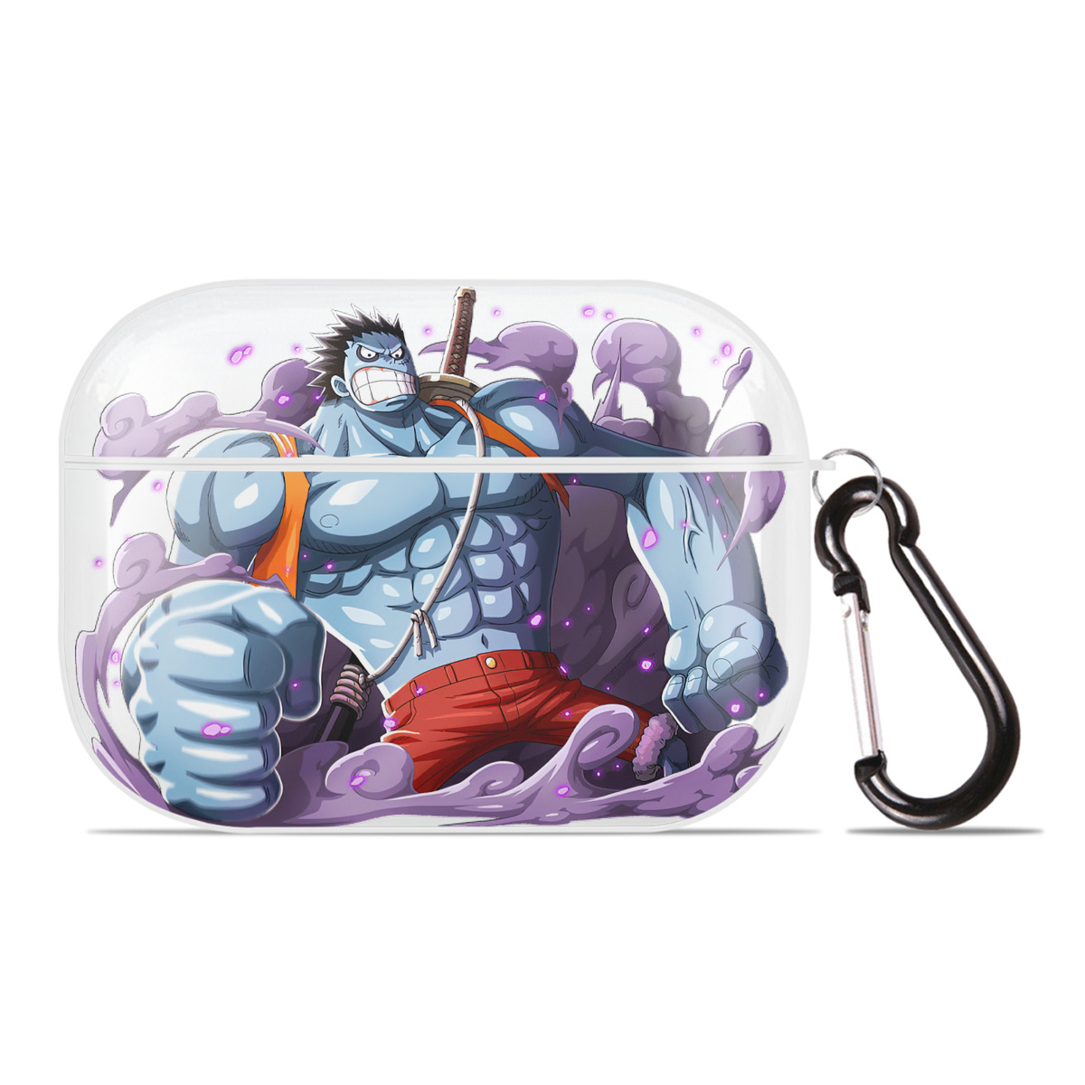 ワンピース モンキー・D・ルフィ ONE PIECE Monkey D. Luffy 【AirPods Pro用】ハードシェル保護ケース 耐衝撃・防指紋・カラビナ付き商品仕様