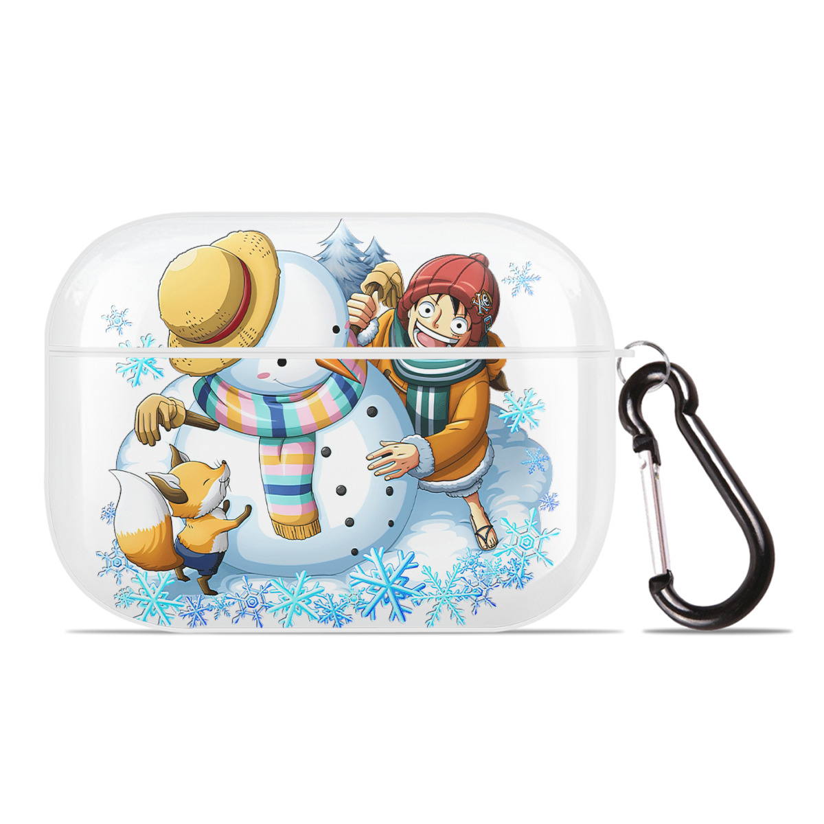 ワンピース モンキー・D・ルフィ ONE PIECE Monkey D. Luffy 【AirPods Pro用】ハードシェル保護ケース 耐衝撃・防指紋・カラビナ付き商品仕様