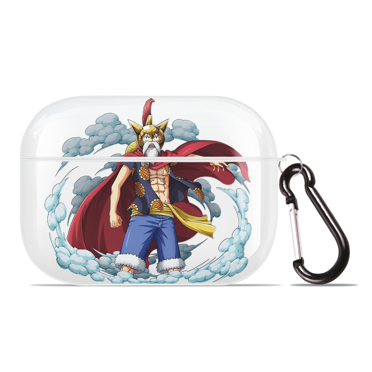 ワンピース モンキー・D・ルフィ ONE PIECE Monkey D. Luffy 【AirPods Pro用】ハードシェル保護ケース 耐衝撃・防指紋・カラビナ付き商品仕様