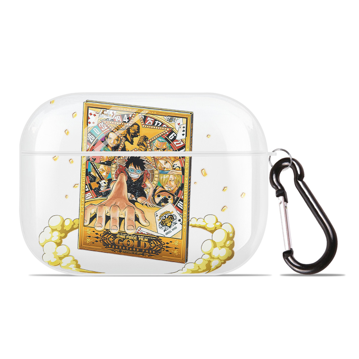 ワンピース モンキー・D・ルフィ ONE PIECE Monkey D. Luffy 【AirPods Pro用】ハードシェル保護ケース 耐衝撃・防指紋・カラビナ付き商品仕様