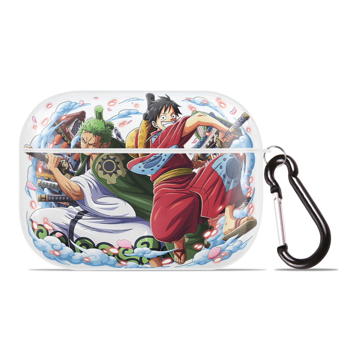 ワンピース モンキー・D・ルフィ ONE PIECE Monkey D. Luffy 【AirPods Pro用】ハードシェル保護ケース 耐衝撃・防指紋・カラビナ付き商品仕様