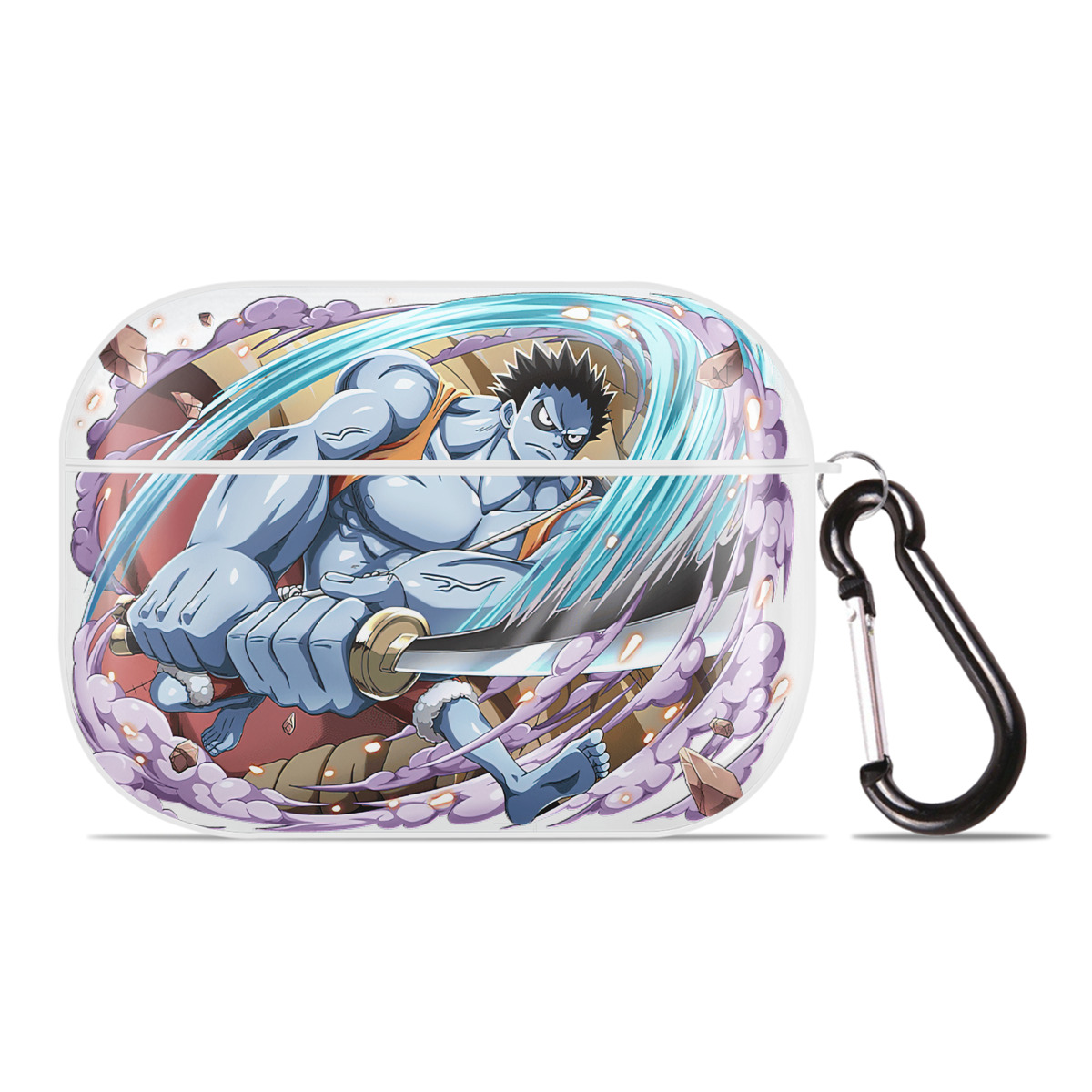 ワンピース モンキー・D・ルフィ ONE PIECE Monkey D. Luffy 【AirPods Pro用】ハードシェル保護ケース 耐衝撃・防指紋・カラビナ付き商品仕様
