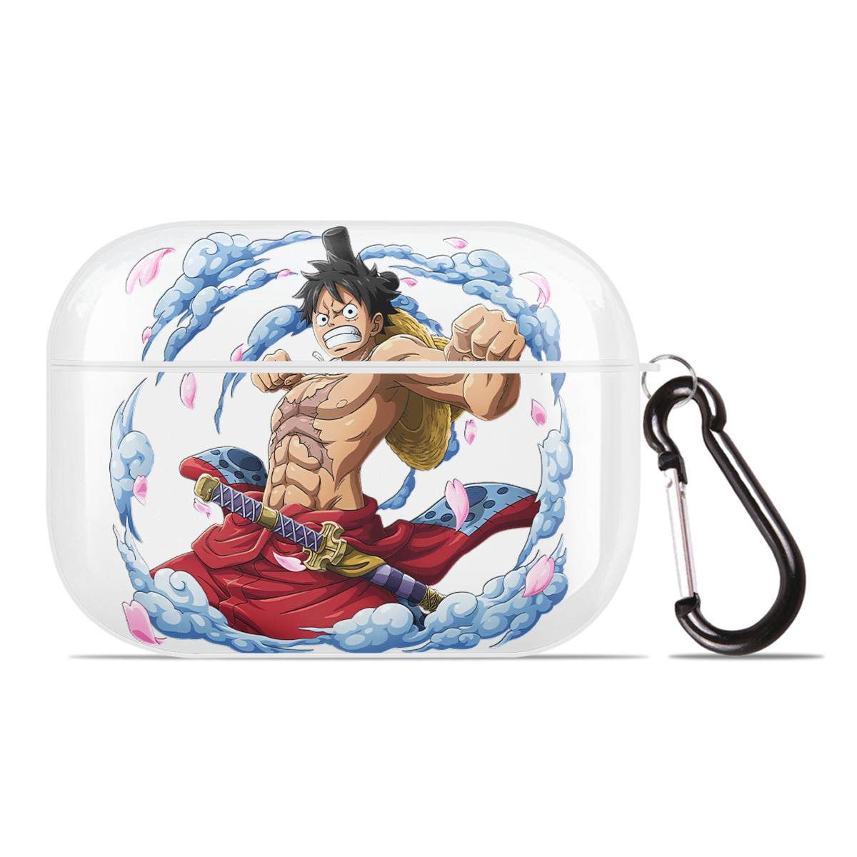 ワンピース モンキー・D・ルフィ ONE PIECE Monkey D. Luffy 【AirPods Pro用】ハードシェル保護ケース 耐衝撃・防指紋・カラビナ付き商品仕様