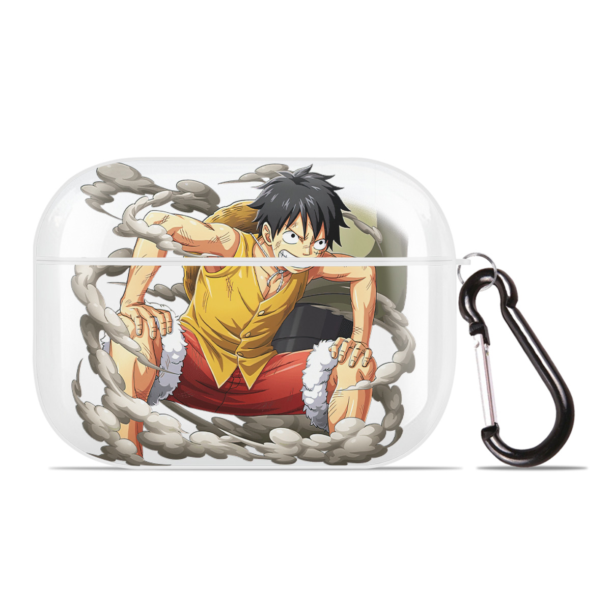ワンピース モンキー・D・ルフィ ONE PIECE Monkey D. Luffy 【AirPods Pro用】ハードシェル保護ケース 耐衝撃・防指紋・カラビナ付き商品仕様
