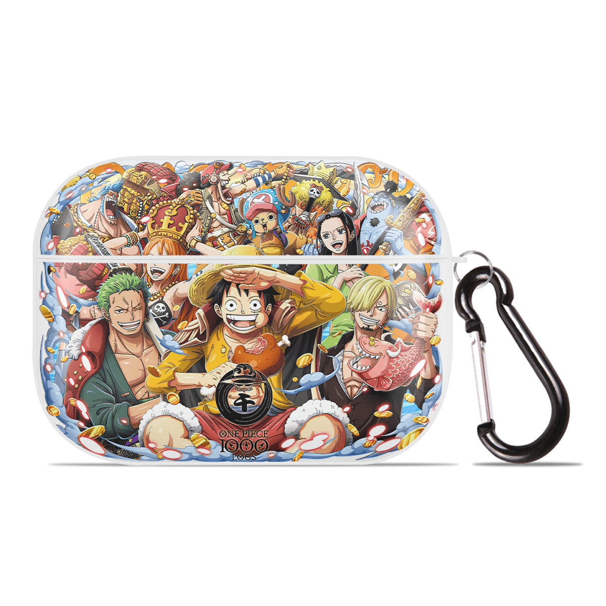 ワンピース モンキー・D・ルフィ ONE PIECE Monkey D. Luffy 【AirPods Pro用】ハードシェル保護ケース 耐衝撃・防指紋・カラビナ付き商品仕様