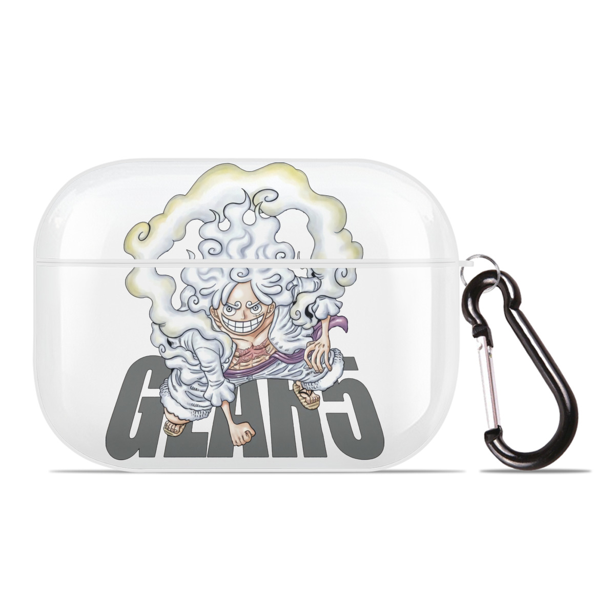 ワンピース モンキー・D・ルフィ ONE PIECE Monkey D. Luffy 【AirPods Pro用】ハードシェル保護ケース 耐衝撃・防指紋・カラビナ付き商品仕様