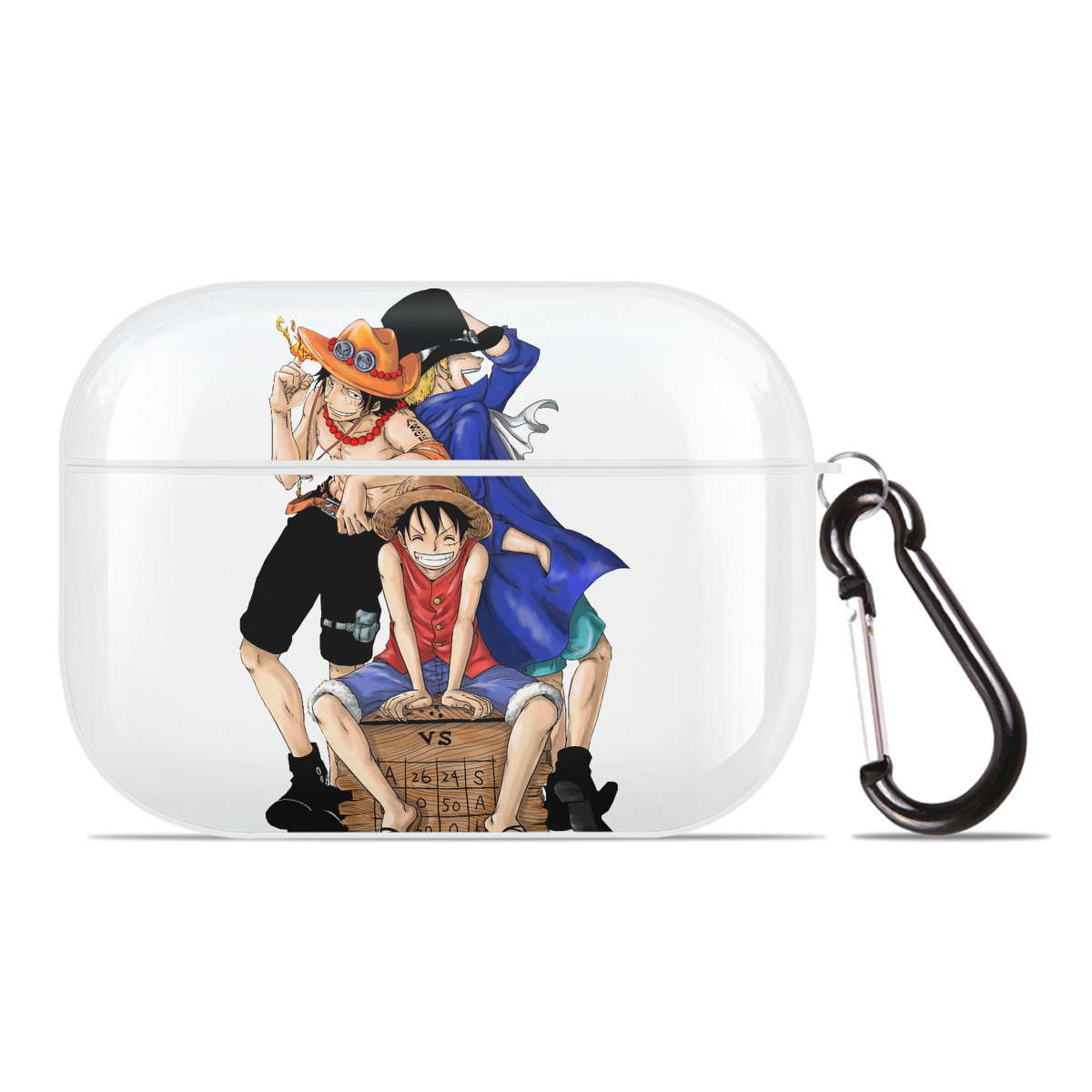ワンピース モンキー・D・ルフィ ONE PIECE Monkey D. Luffy 【AirPods Pro用】ハードシェル保護ケース 耐衝撃・防指紋・カラビナ付き商品仕様