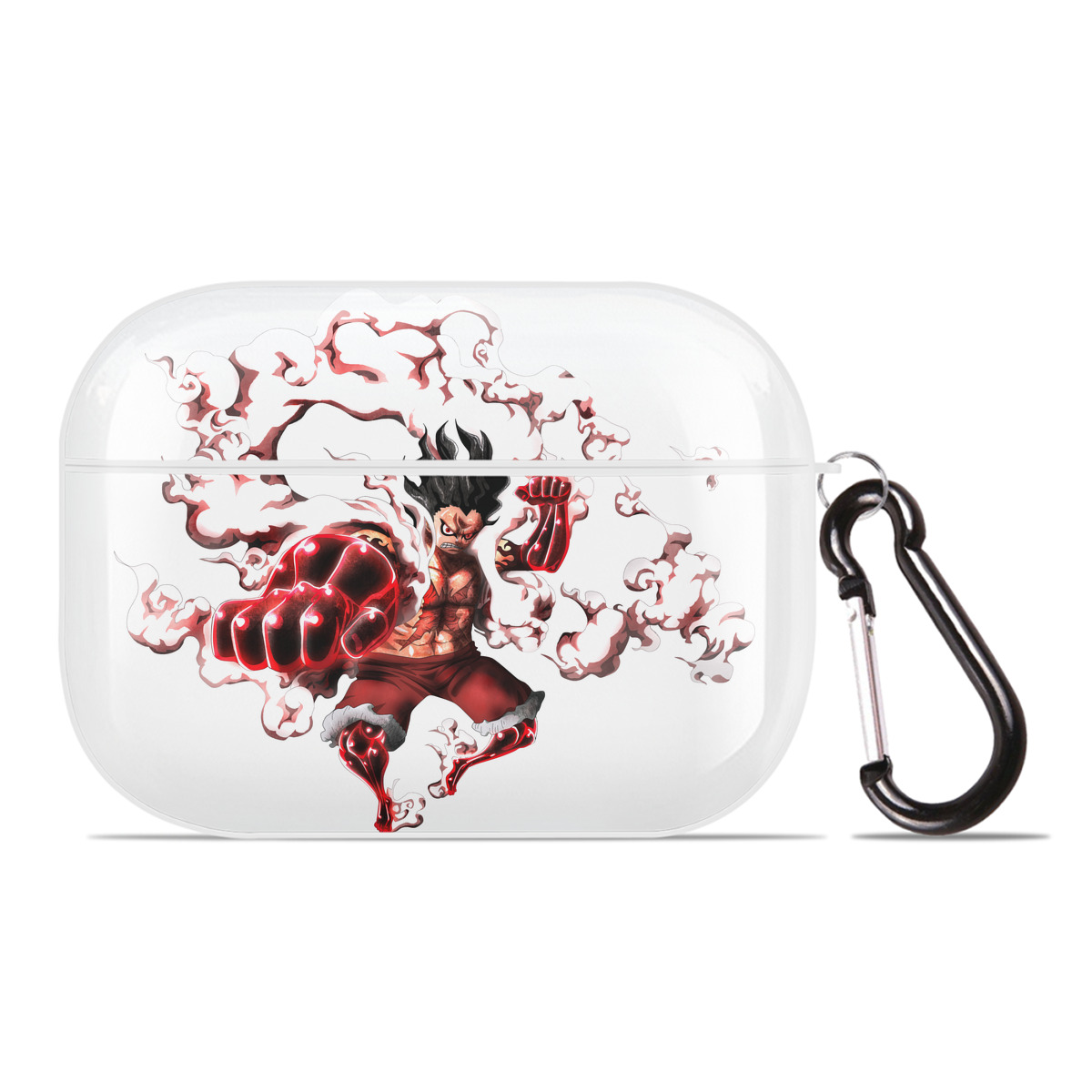 ワンピース モンキー・D・ルフィ ONE PIECE Monkey D. Luffy 【AirPods Pro用】ハードシェル保護ケース 耐衝撃・防指紋・カラビナ付き商品仕様