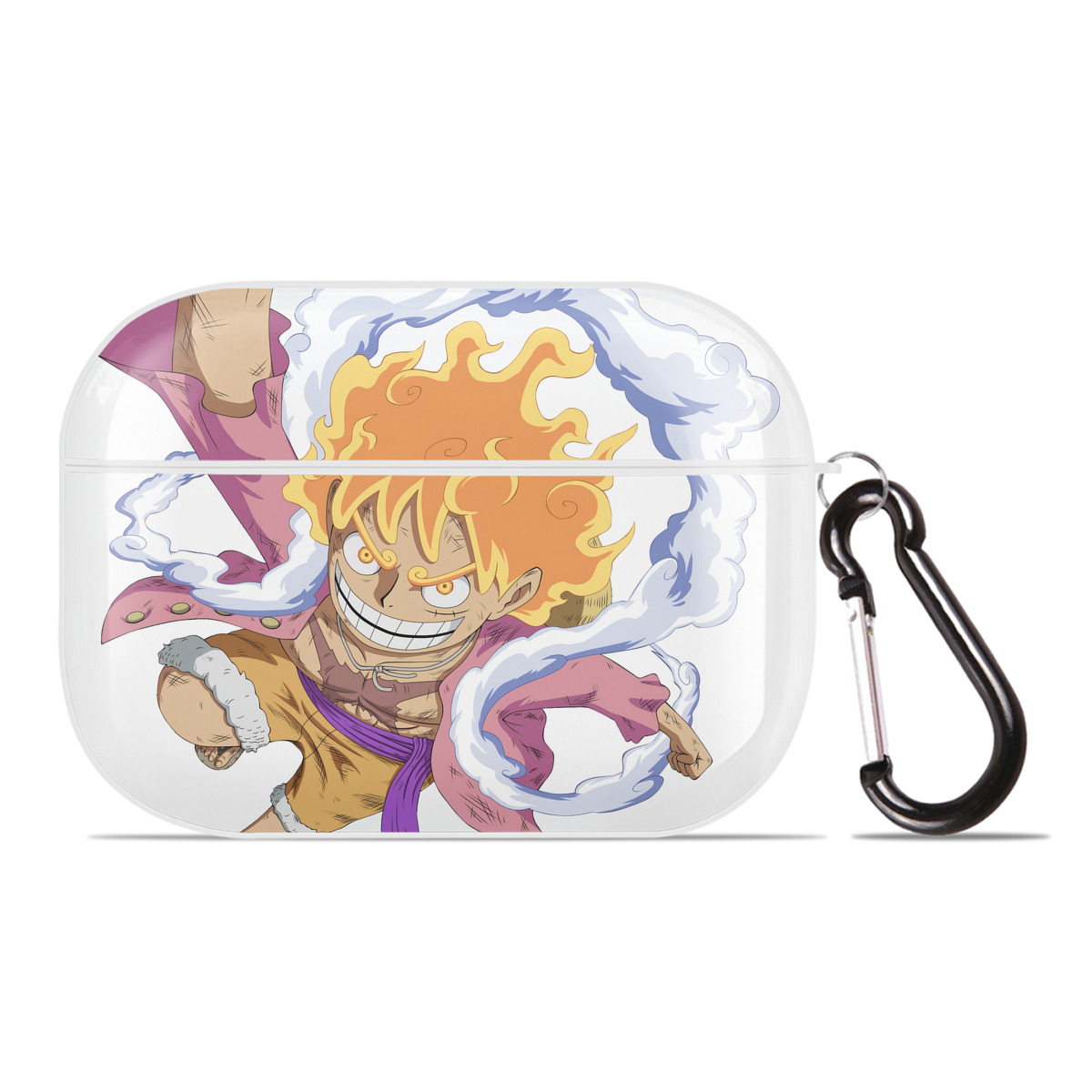 ワンピース モンキー・D・ルフィ ONE PIECE Monkey D. Luffy 【AirPods Pro用】ハードシェル保護ケース 耐衝撃・防指紋・カラビナ付き商品仕様