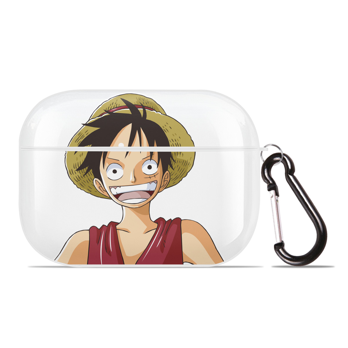 ワンピース モンキー・D・ルフィ ONE PIECE Monkey D. Luffy 【AirPods Pro用】ハードシェル保護ケース 耐衝撃・防指紋・カラビナ付き商品仕様