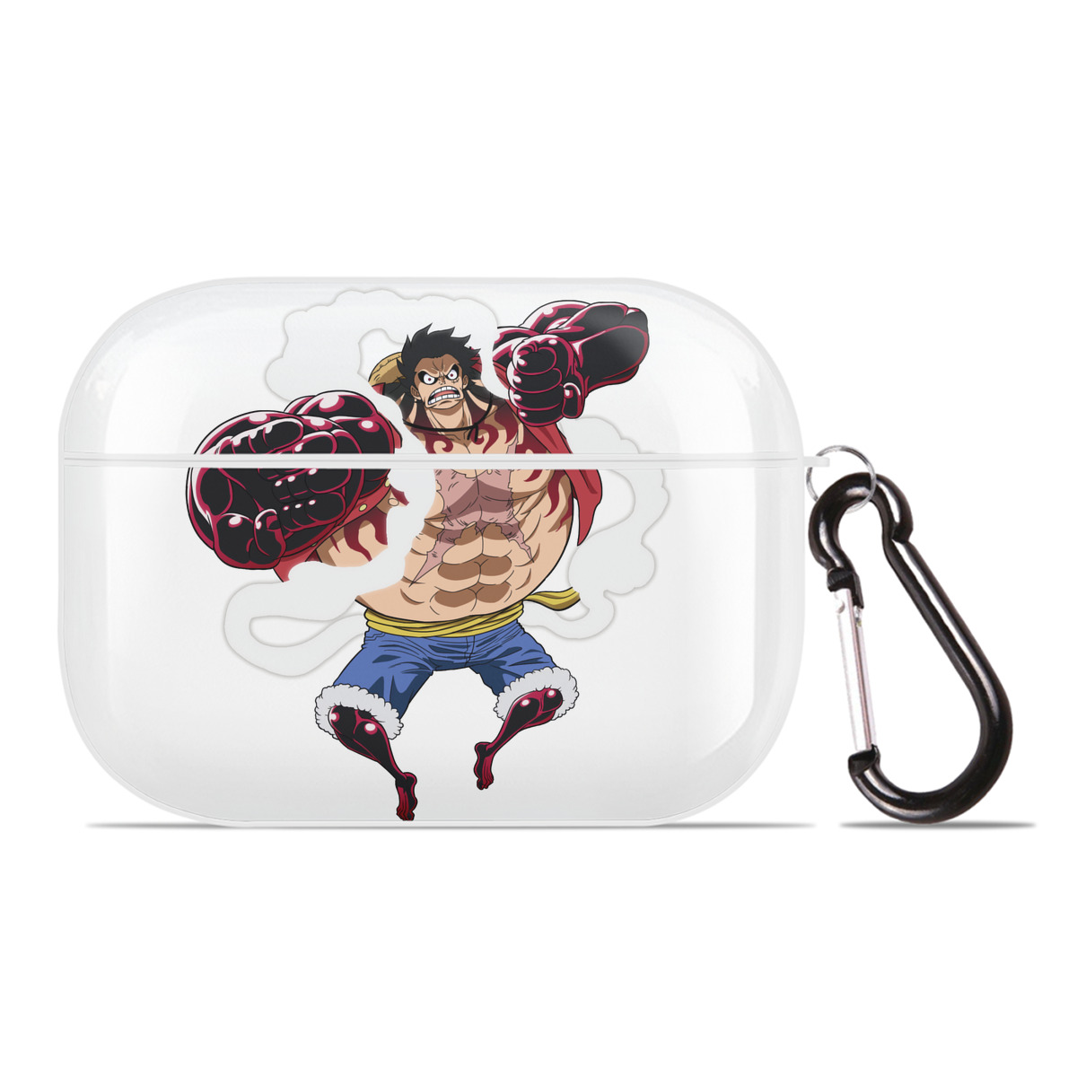 ワンピース モンキー・D・ルフィ ONE PIECE Monkey D. Luffy 【AirPods Pro用】ハードシェル保護ケース 耐衝撃・防指紋・カラビナ付き商品仕様