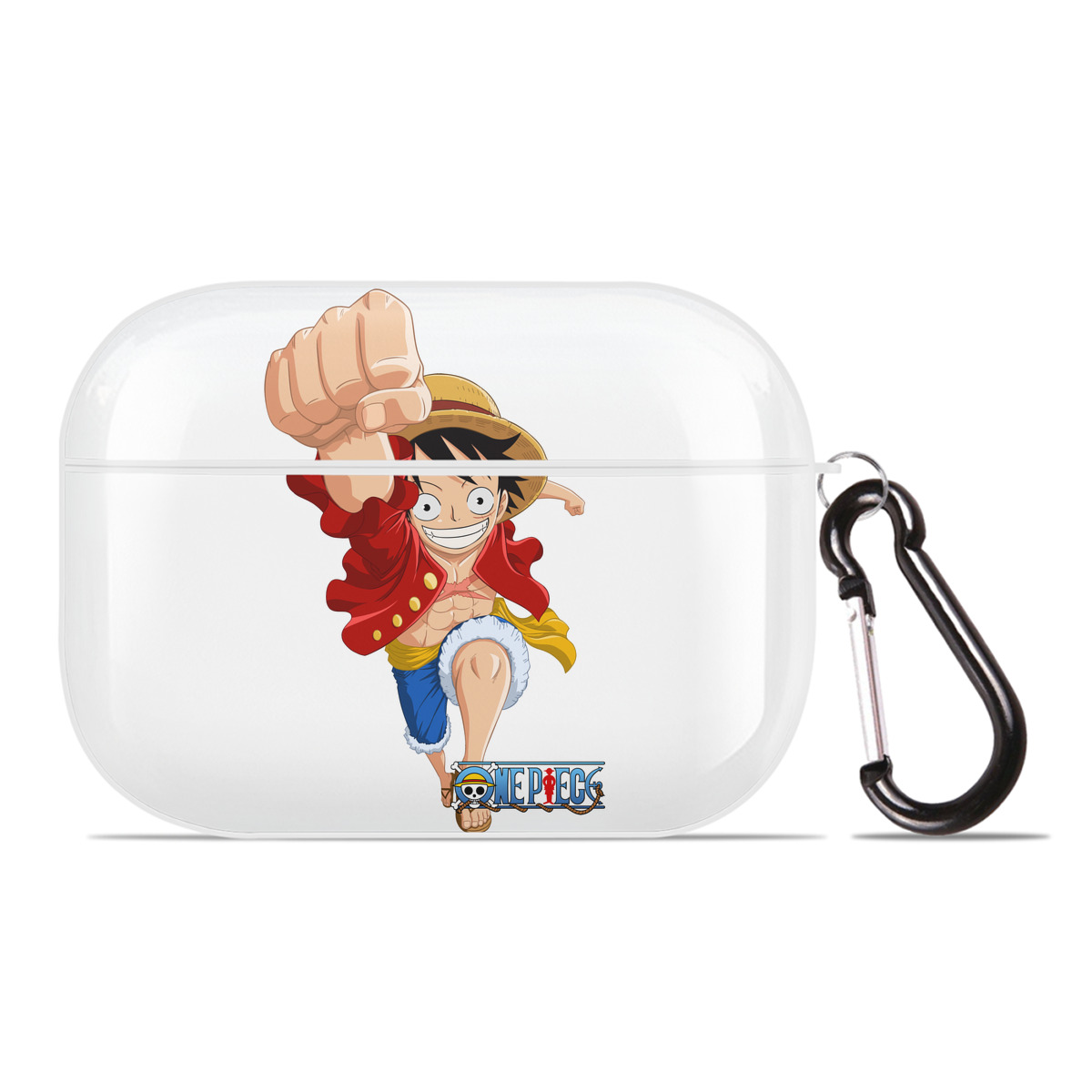 ワンピース モンキー・D・ルフィ ONE PIECE Monkey D. Luffy 【AirPods Pro用】ハードシェル保護ケース 耐衝撃・防指紋・カラビナ付き商品仕様
