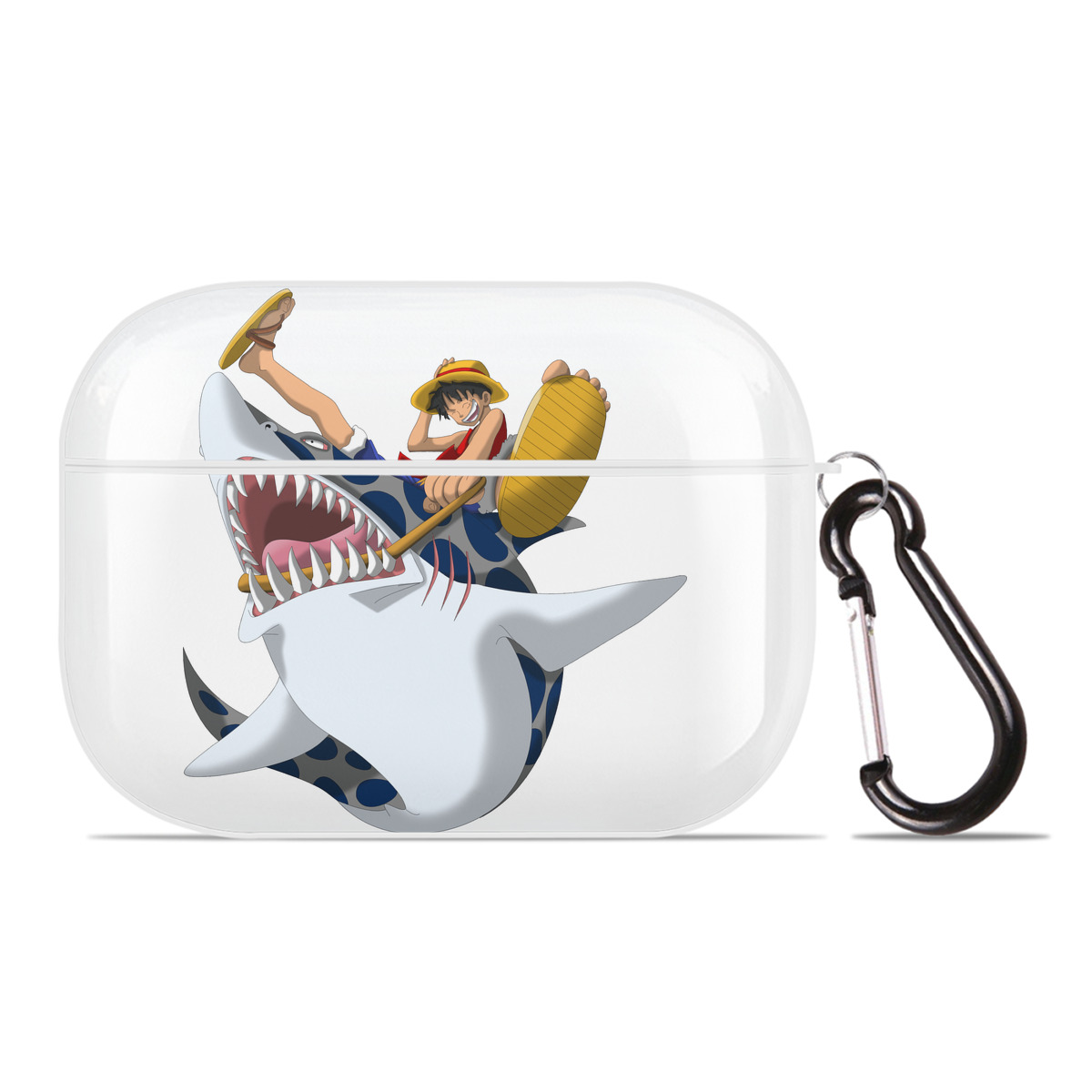 ワンピース モンキー・D・ルフィ ONE PIECE Monkey D. Luffy 【AirPods Pro用】ハードシェル保護ケース 耐衝撃・防指紋・カラビナ付き商品仕様