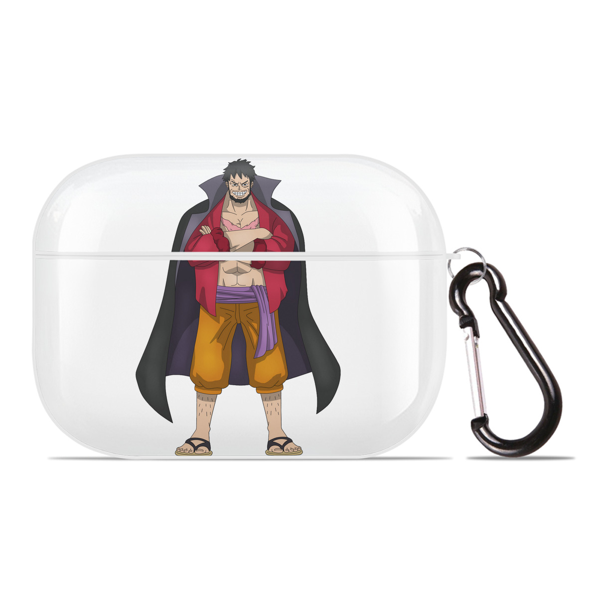 ワンピース モンキー・D・ルフィ ONE PIECE Monkey D. Luffy 【AirPods Pro用】ハードシェル保護ケース 耐衝撃・防指紋・カラビナ付き商品仕様