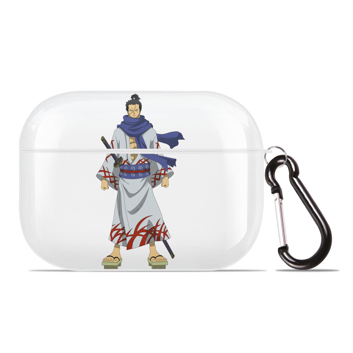 ワンピース ロロノア・ゾロ ONE PIECE Roronoa Zoro 【AirPods Pro用】ハードシェル保護ケース 耐衝撃・防指紋・カラビナ付き商品仕様