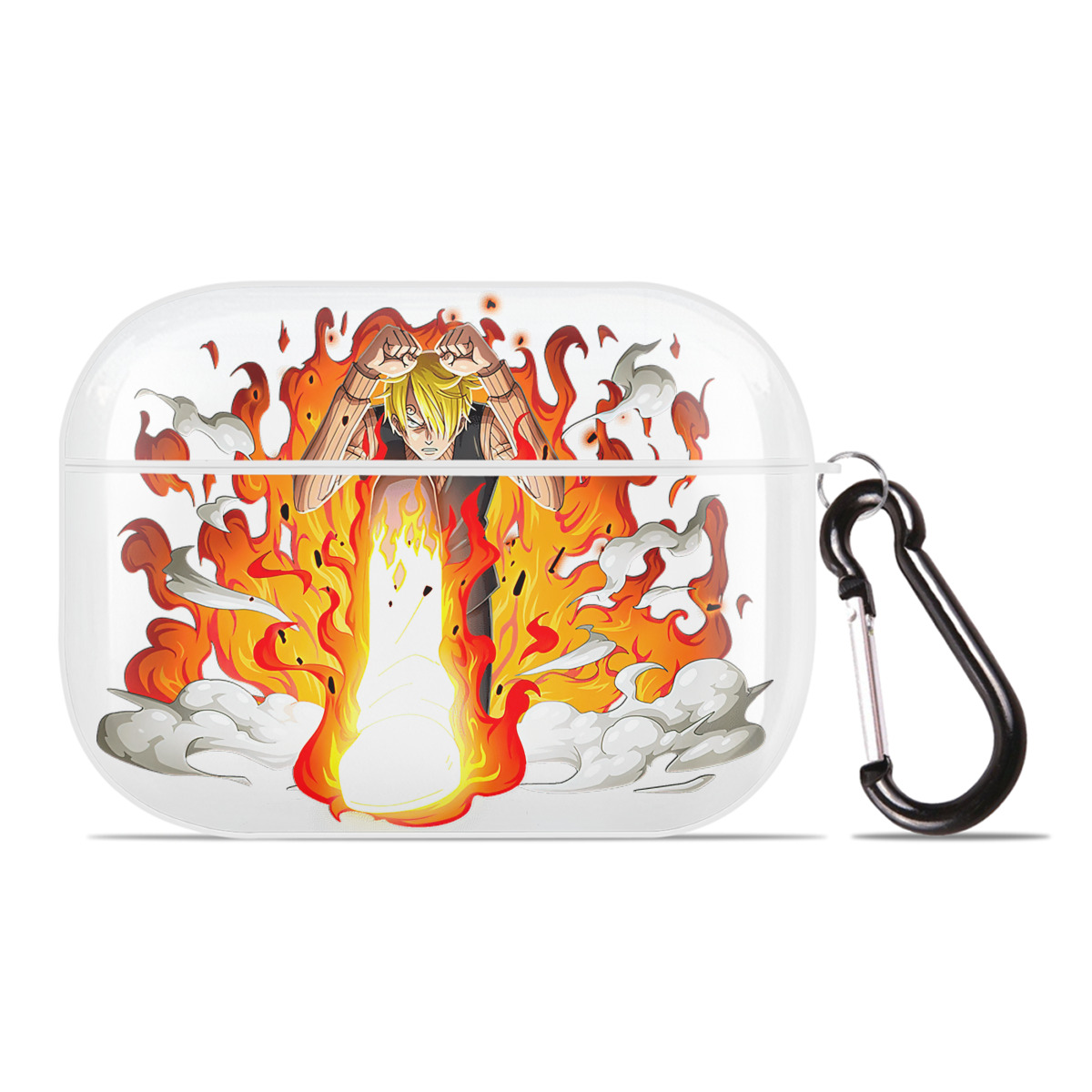 ワンピース サンジ ONE PIECE Sanji 【AirPods Pro用】ハードシェル保護ケース 耐衝撃・防指紋・カラビナ付き商品仕様
