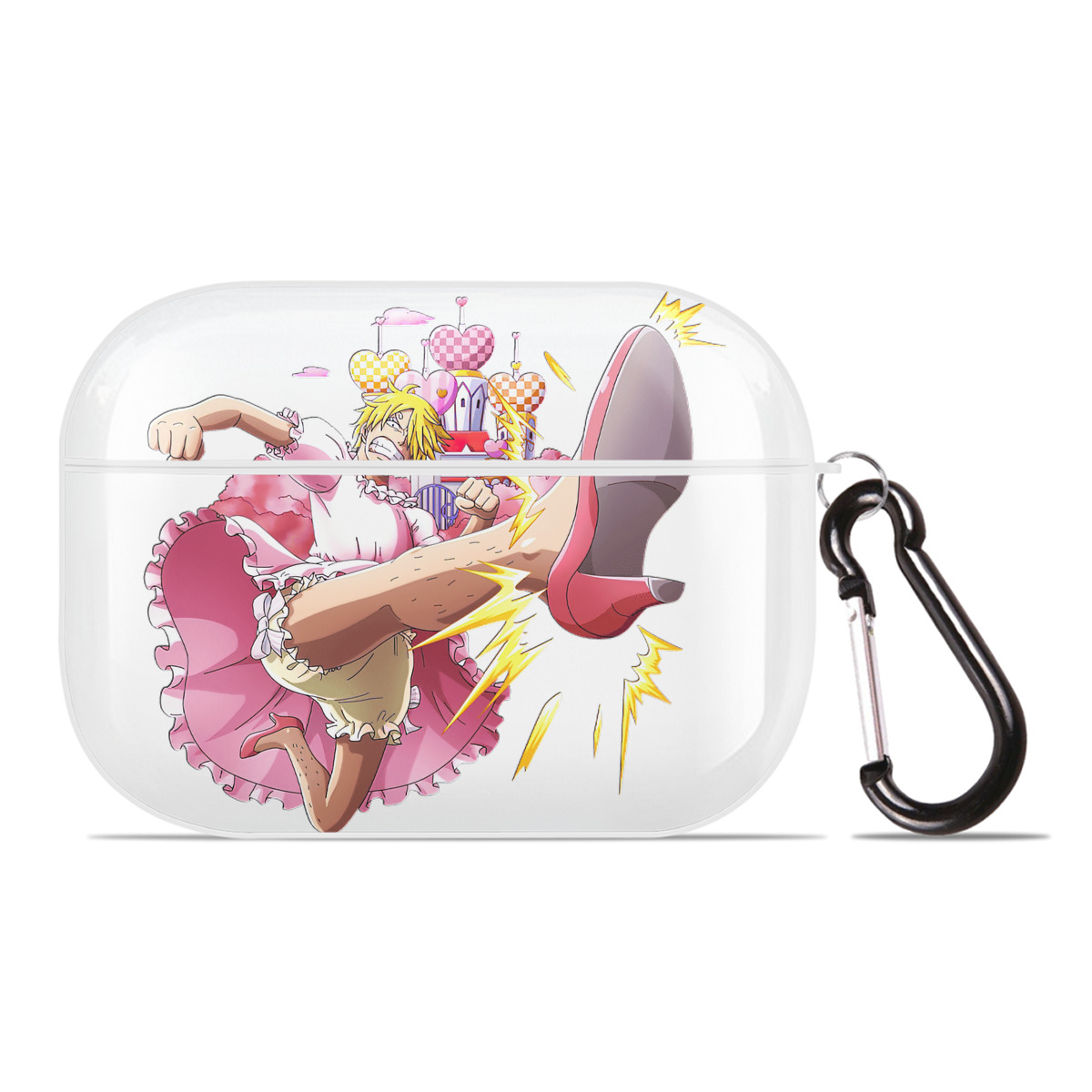 ワンピース サンジ ONE PIECE Sanji 【AirPods Pro用】ハードシェル保護ケース 耐衝撃・防指紋・カラビナ付き商品仕様