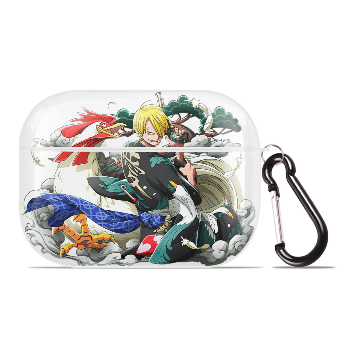ワンピース サンジ ONE PIECE Sanji 【AirPods Pro用】ハードシェル保護ケース 耐衝撃・防指紋・カラビナ付き商品仕様
