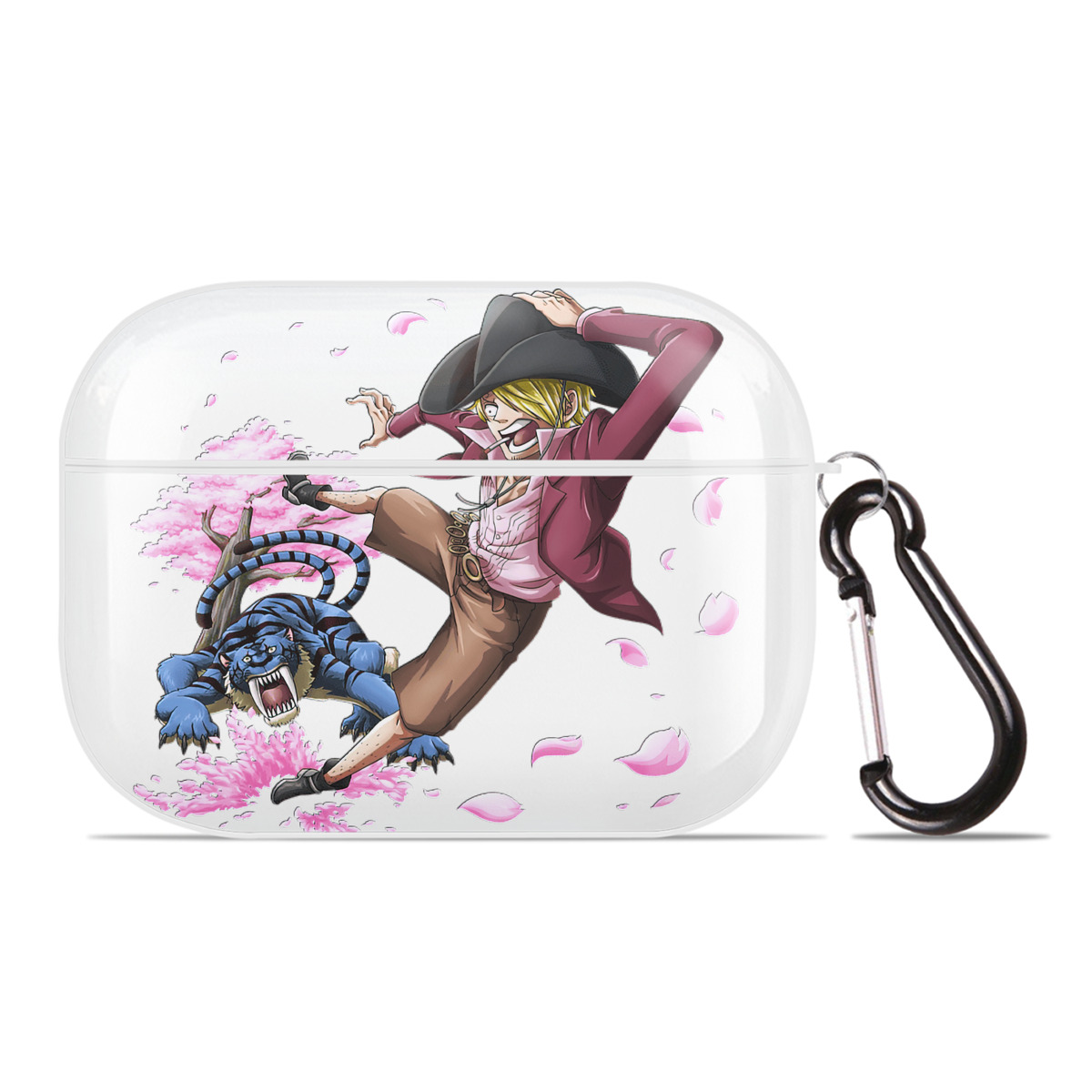 ワンピース サンジ ONE PIECE Sanji 【AirPods Pro用】ハードシェル保護ケース 耐衝撃・防指紋・カラビナ付き商品仕様