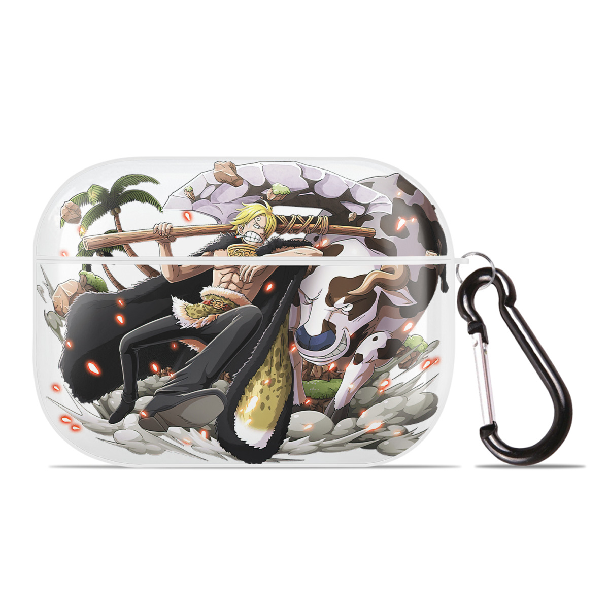 ワンピース サンジ ONE PIECE Sanji 【AirPods Pro用】ハードシェル保護ケース 耐衝撃・防指紋・カラビナ付き商品仕様