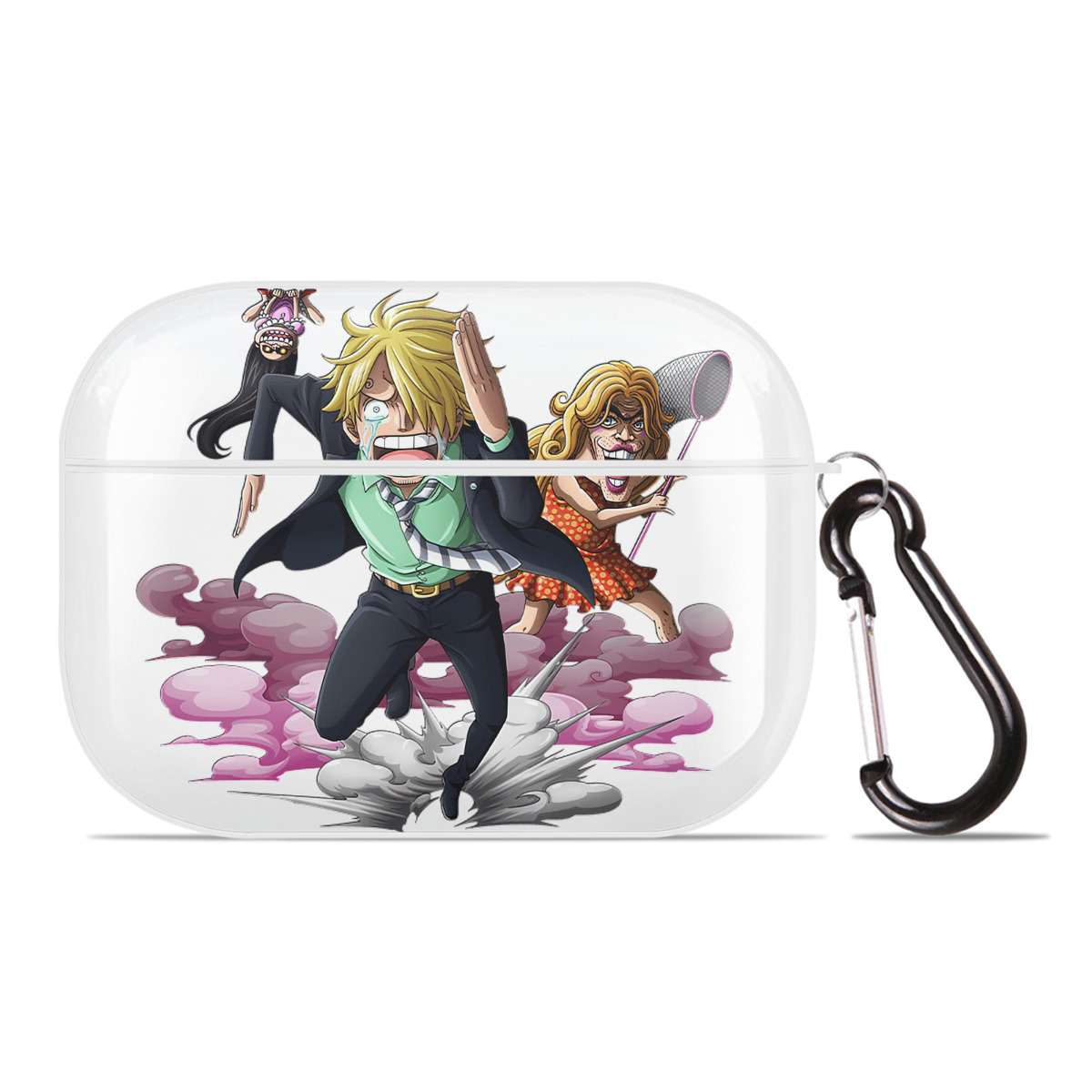 ワンピース サンジ ONE PIECE Sanji 【AirPods Pro用】ハードシェル保護ケース 耐衝撃・防指紋・カラビナ付き商品仕様