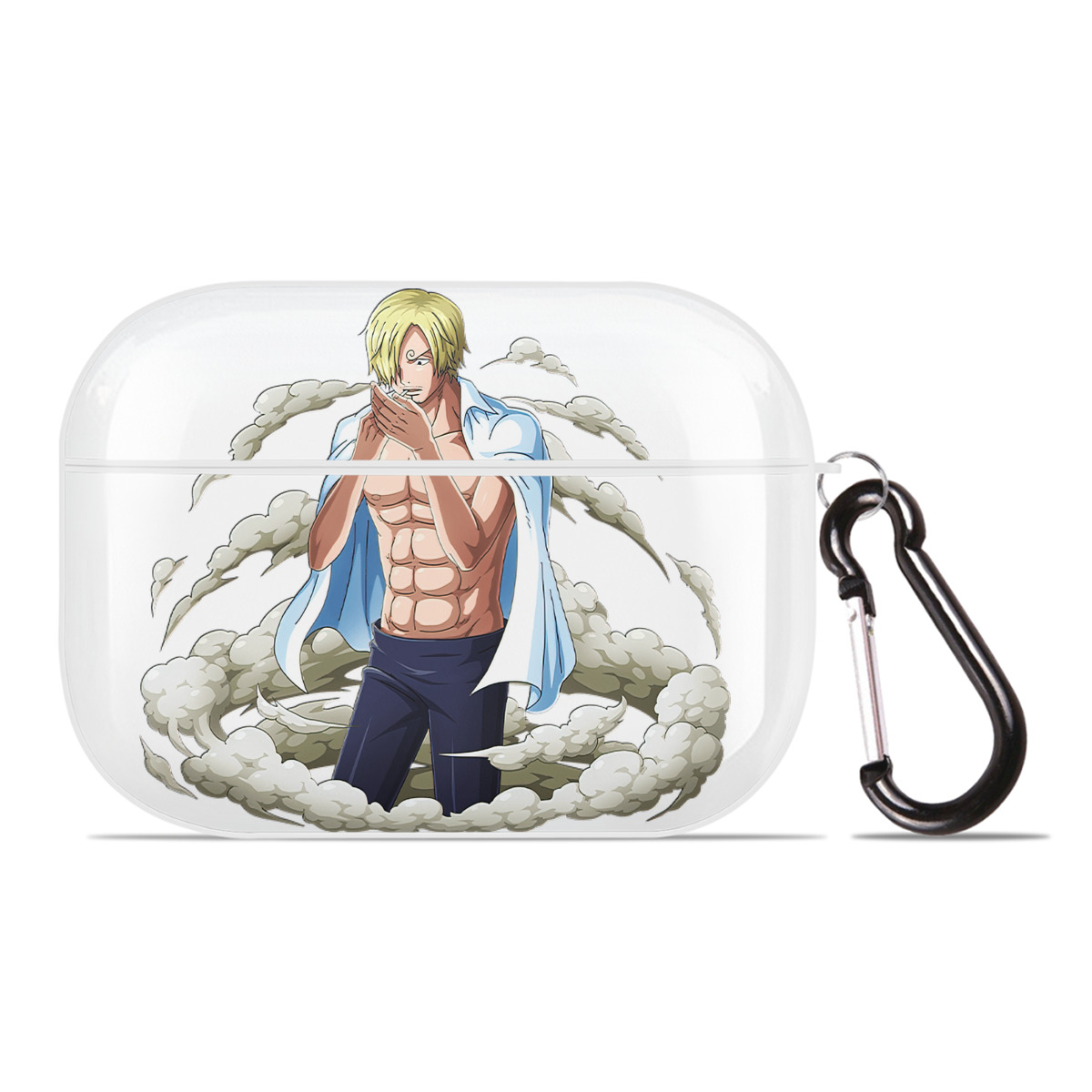 （画像用） ワンピース サンジ ONE PIECE Sanji 【AirPods Pro用】ハードシェル保護ケース 耐衝撃・防指紋・カラビナ付き商品仕様