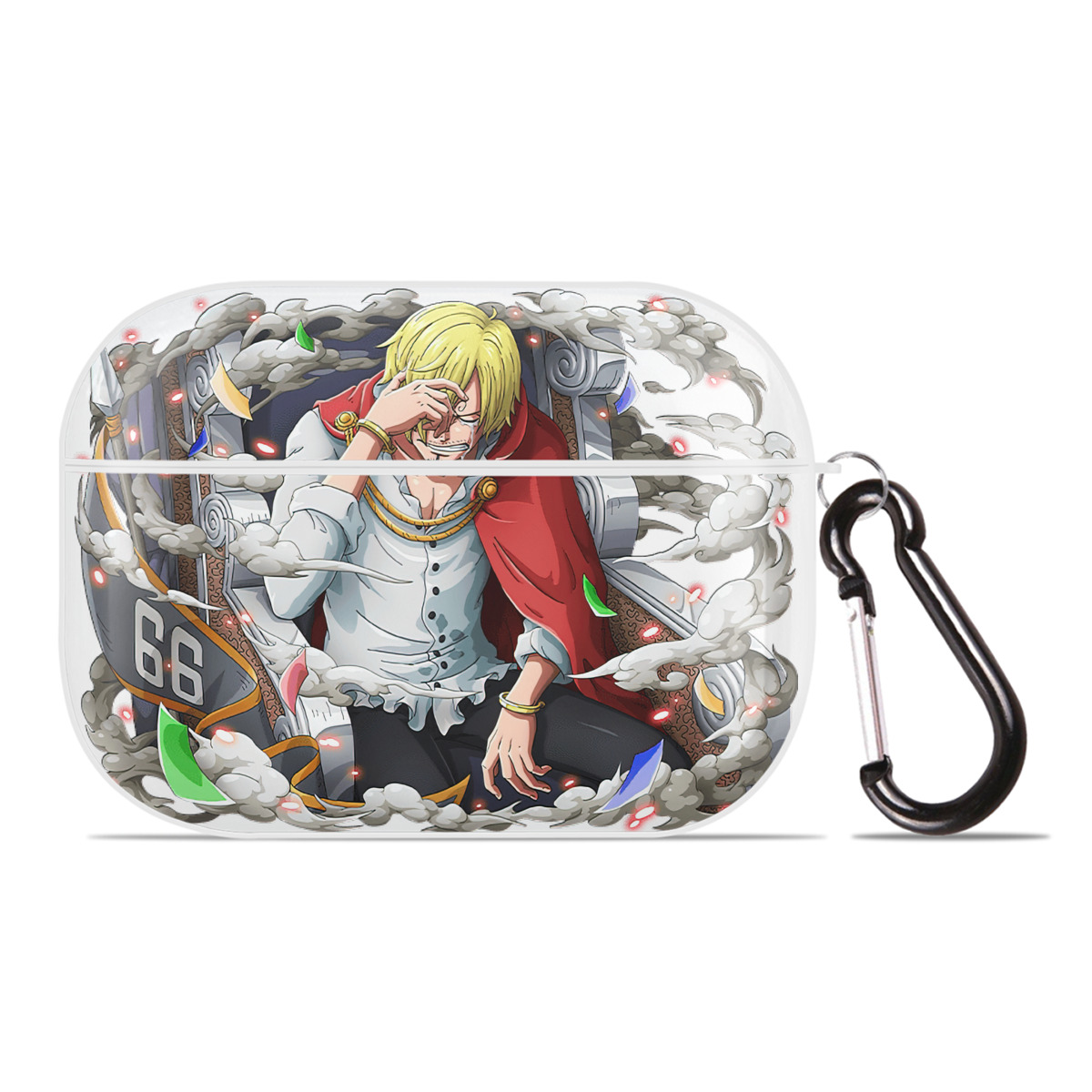 ワンピース サンジ ONE PIECE Sanji 【AirPods Pro用】ハードシェル保護ケース 耐衝撃・防指紋・カラビナ付き商品仕様