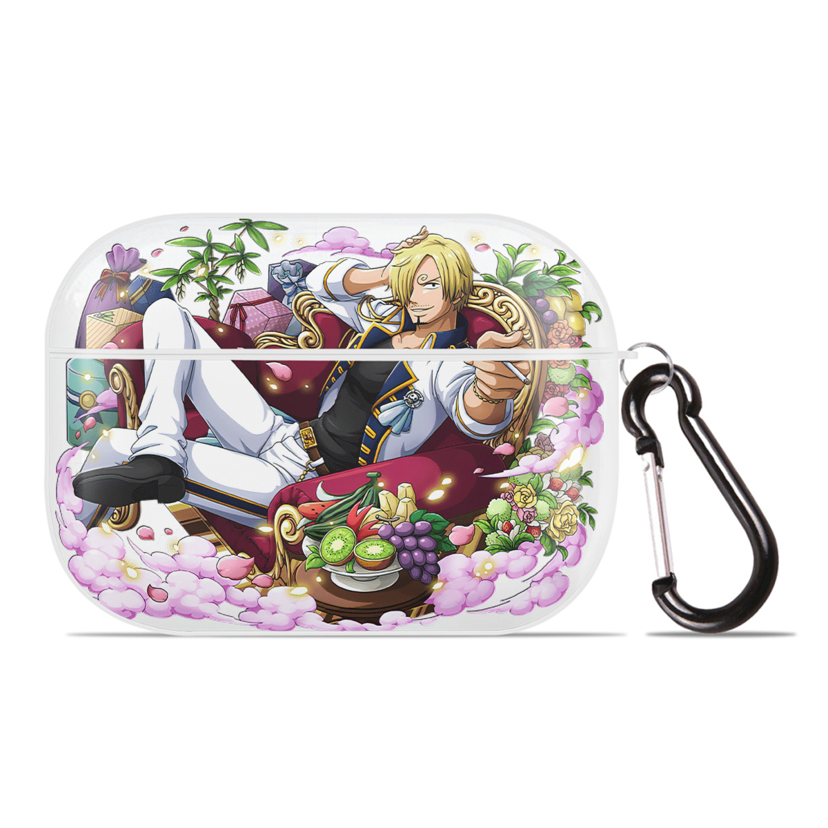 ワンピース サンジ ONE PIECE Sanji 【AirPods Pro用】ハードシェル保護ケース 耐衝撃・防指紋・カラビナ付き商品仕様