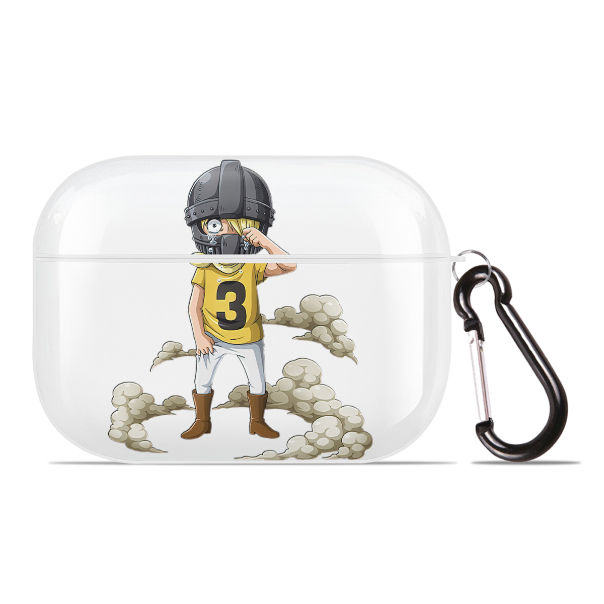 ワンピース サンジ ONE PIECE Sanji 【AirPods Pro用】ハードシェル保護ケース 耐衝撃・防指紋・カラビナ付き商品仕様