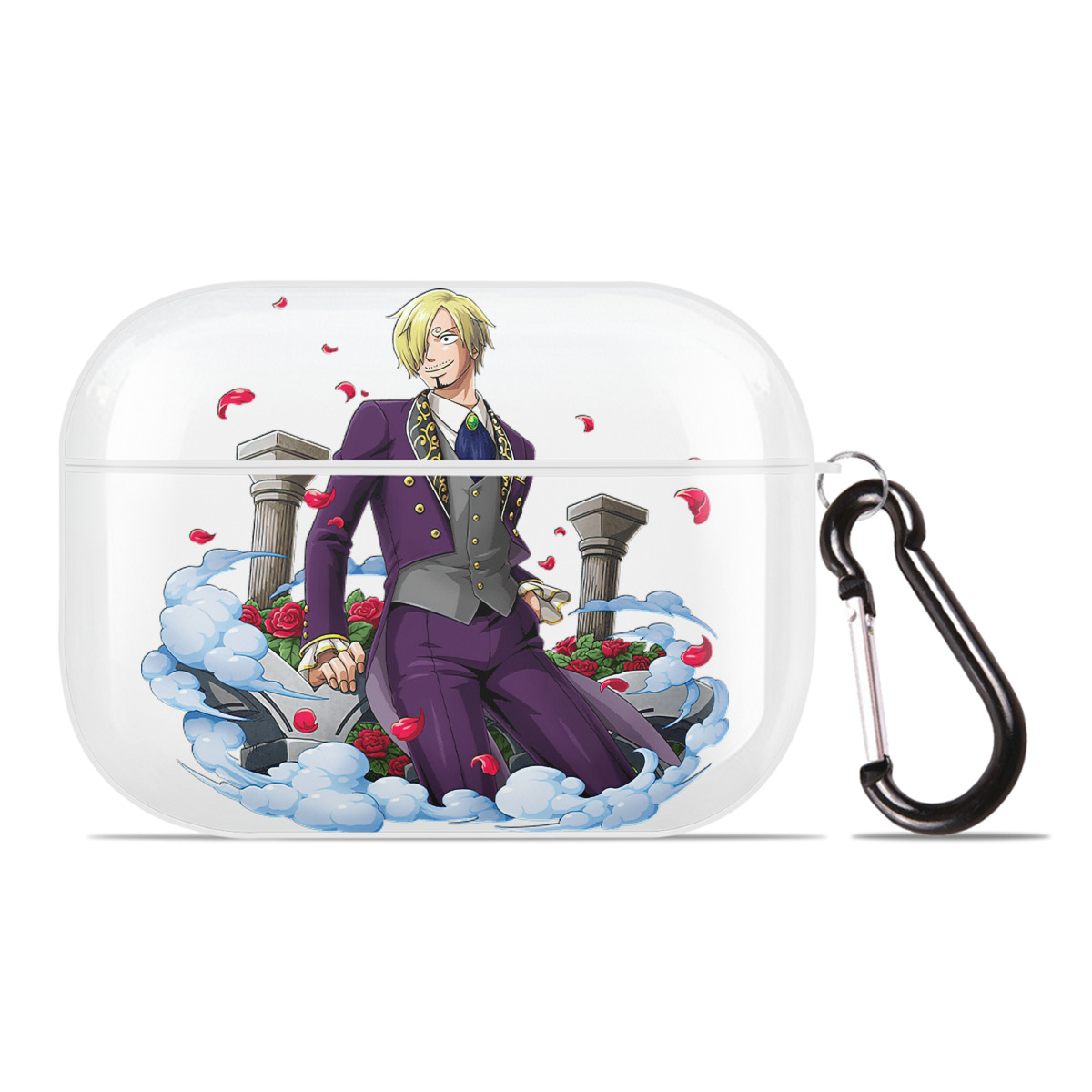 ワンピース サンジ ONE PIECE Sanji 【AirPods Pro用】ハードシェル保護ケース 耐衝撃・防指紋・カラビナ付き商品仕様