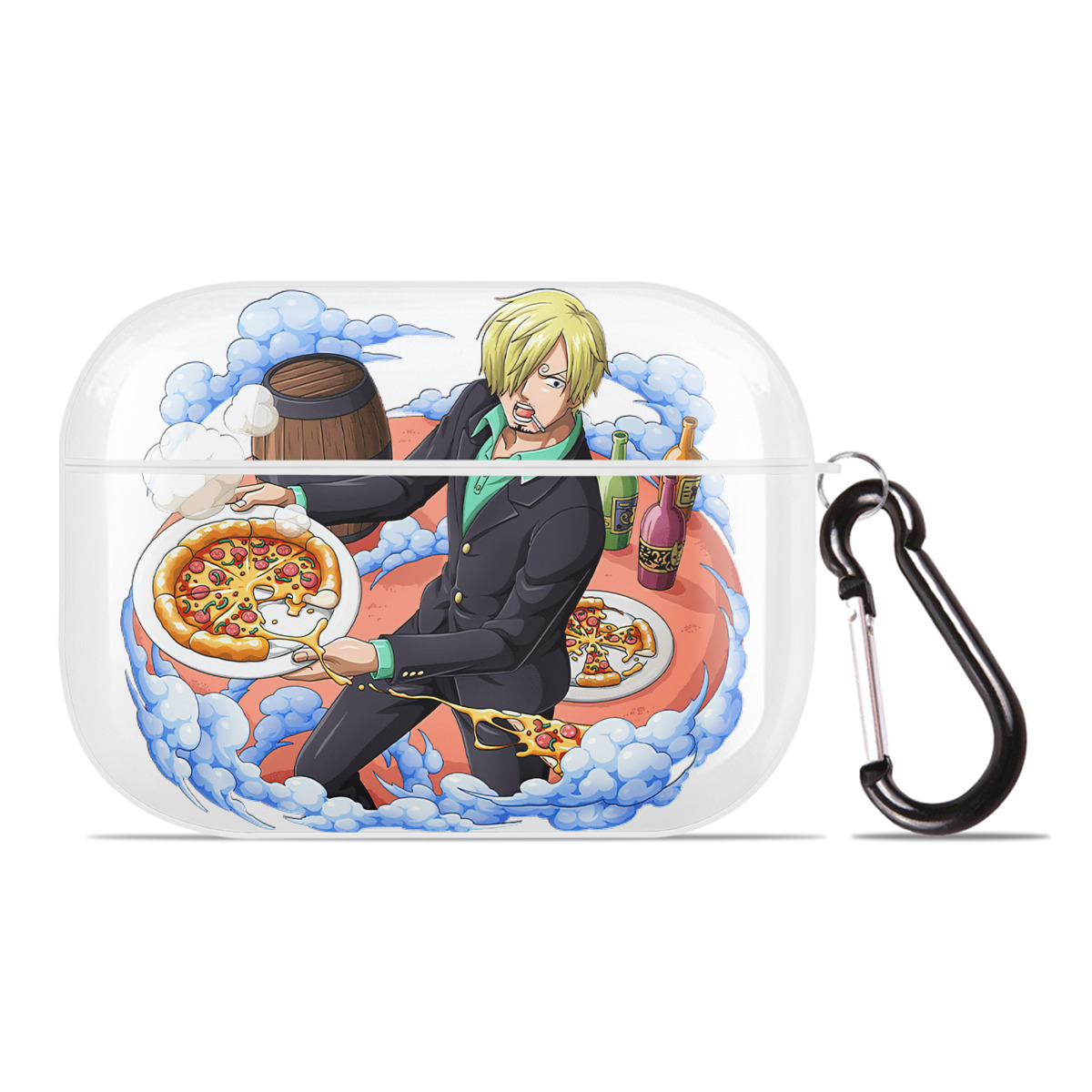 ワンピース サンジ ONE PIECE Sanji 【AirPods Pro用】ハードシェル保護ケース 耐衝撃・防指紋・カラビナ付き商品仕様