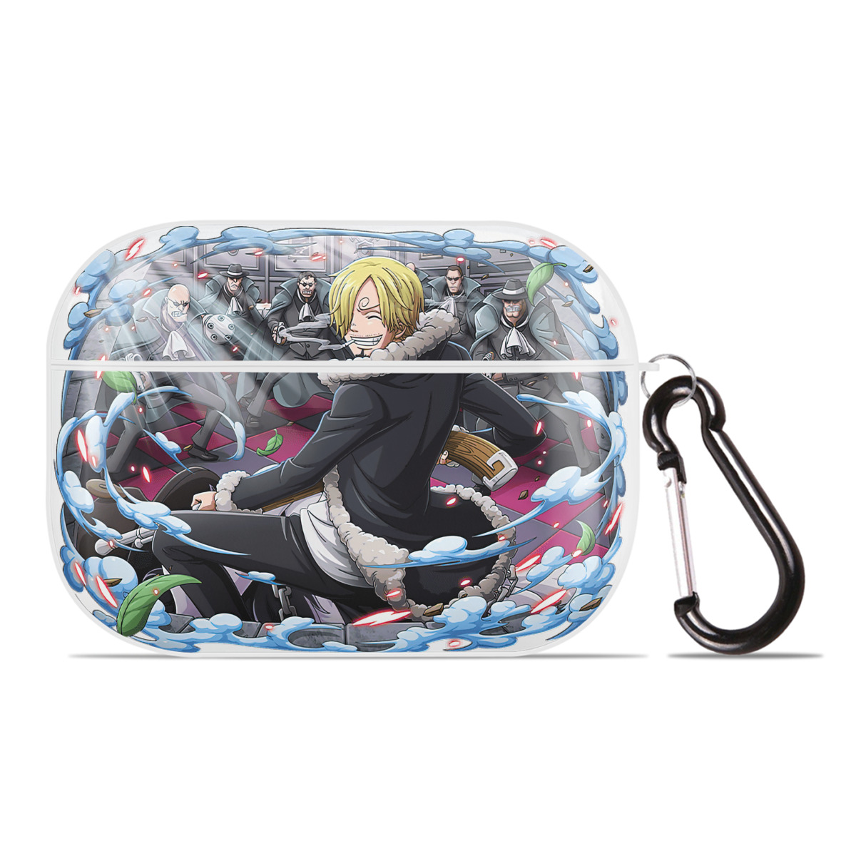ワンピース サンジ ONE PIECE Sanji 【AirPods Pro用】ハードシェル保護ケース 耐衝撃・防指紋・カラビナ付き商品仕様