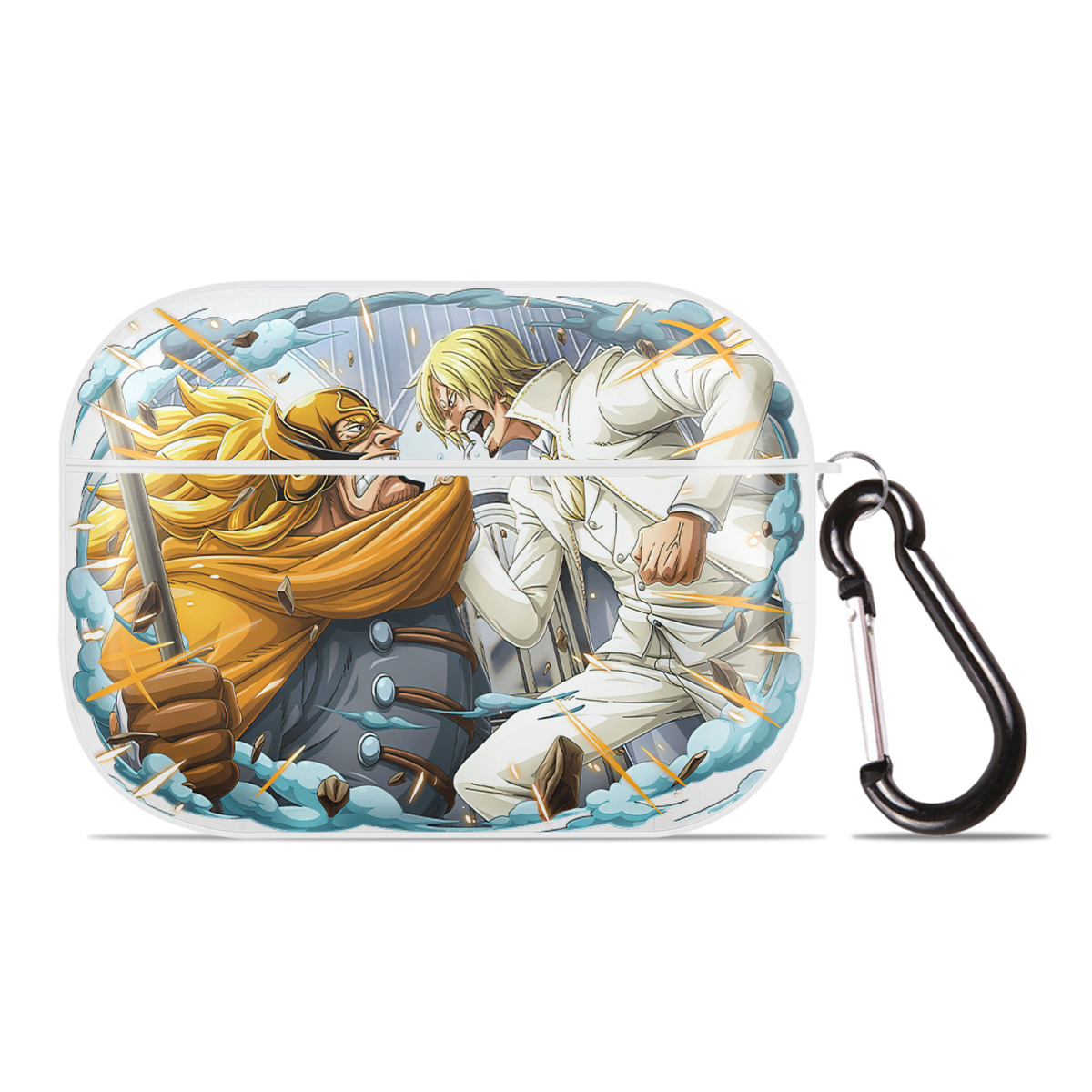 ワンピース サンジ ONE PIECE Sanji 【AirPods Pro用】ハードシェル保護ケース 耐衝撃・防指紋・カラビナ付き商品仕様