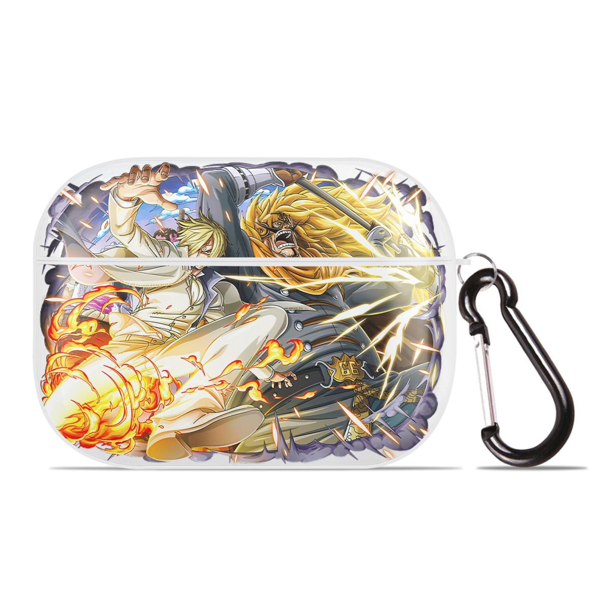 ワンピース サンジ ONE PIECE Sanji 【AirPods Pro用】ハードシェル保護ケース 耐衝撃・防指紋・カラビナ付き商品仕様