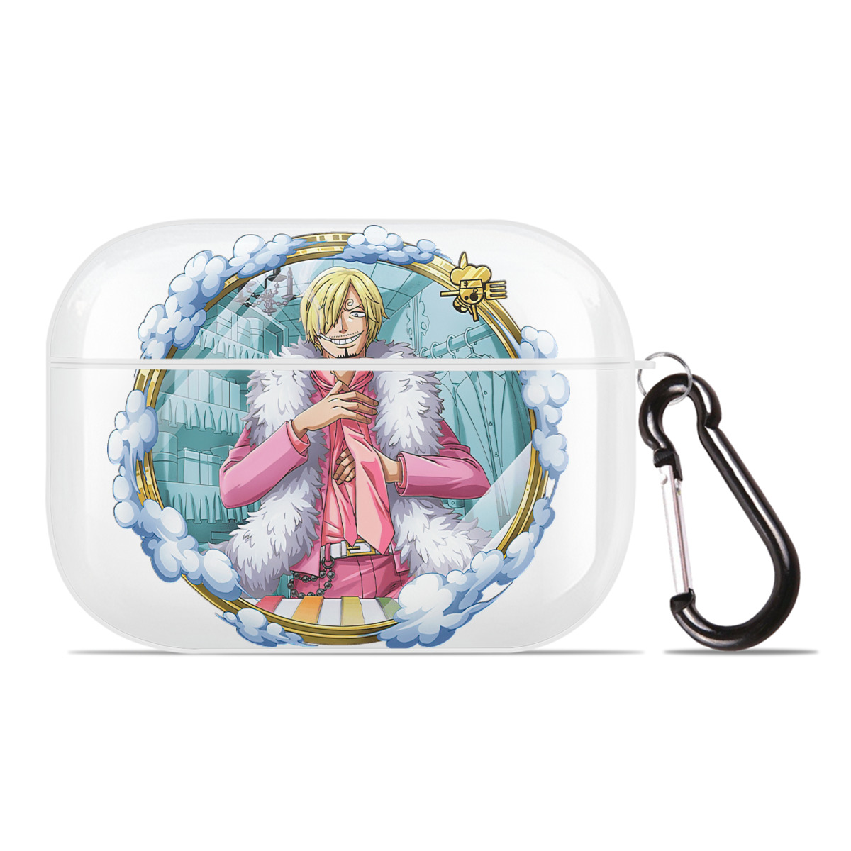 ワンピース サンジ ONE PIECE Sanji 【AirPods Pro用】ハードシェル保護ケース 耐衝撃・防指紋・カラビナ付き商品仕様