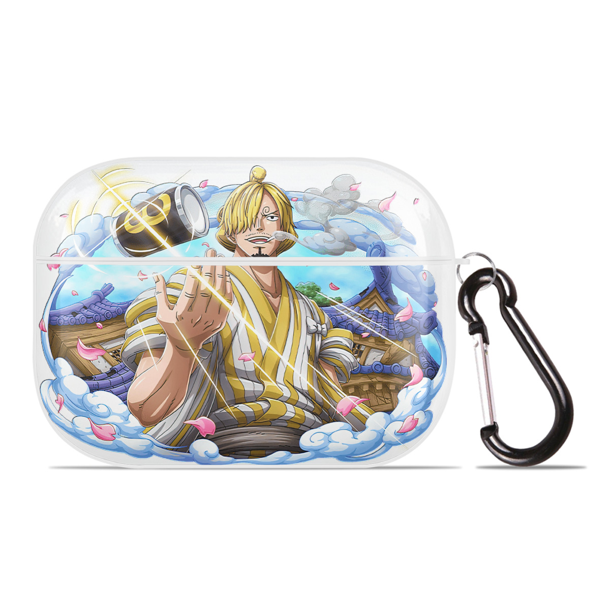 ワンピース サンジ ONE PIECE Sanji 【AirPods Pro用】ハードシェル保護ケース 耐衝撃・防指紋・カラビナ付き商品仕様