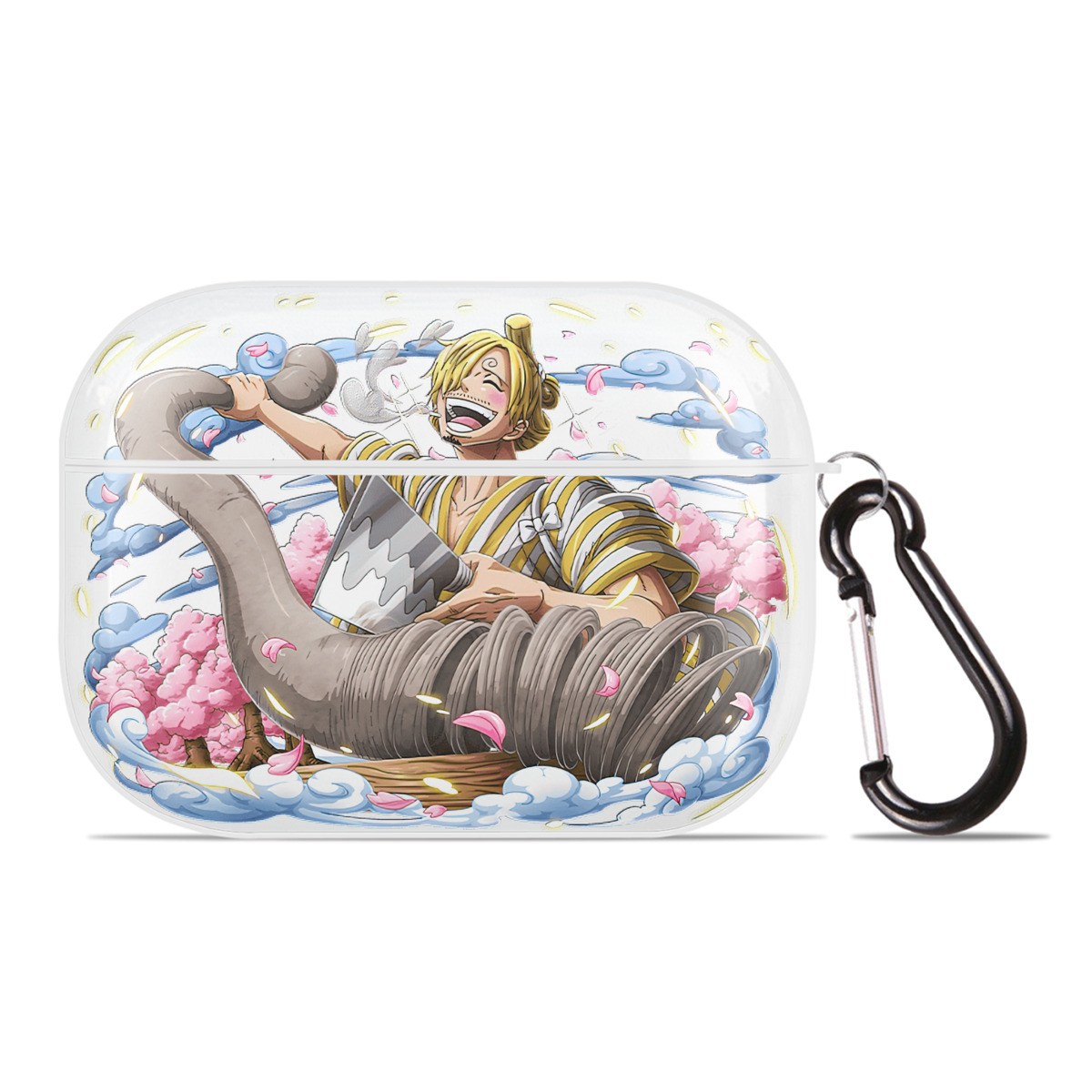 ワンピース サンジ ONE PIECE Sanji 【AirPods Pro用】ハードシェル保護ケース 耐衝撃・防指紋・カラビナ付き商品仕様